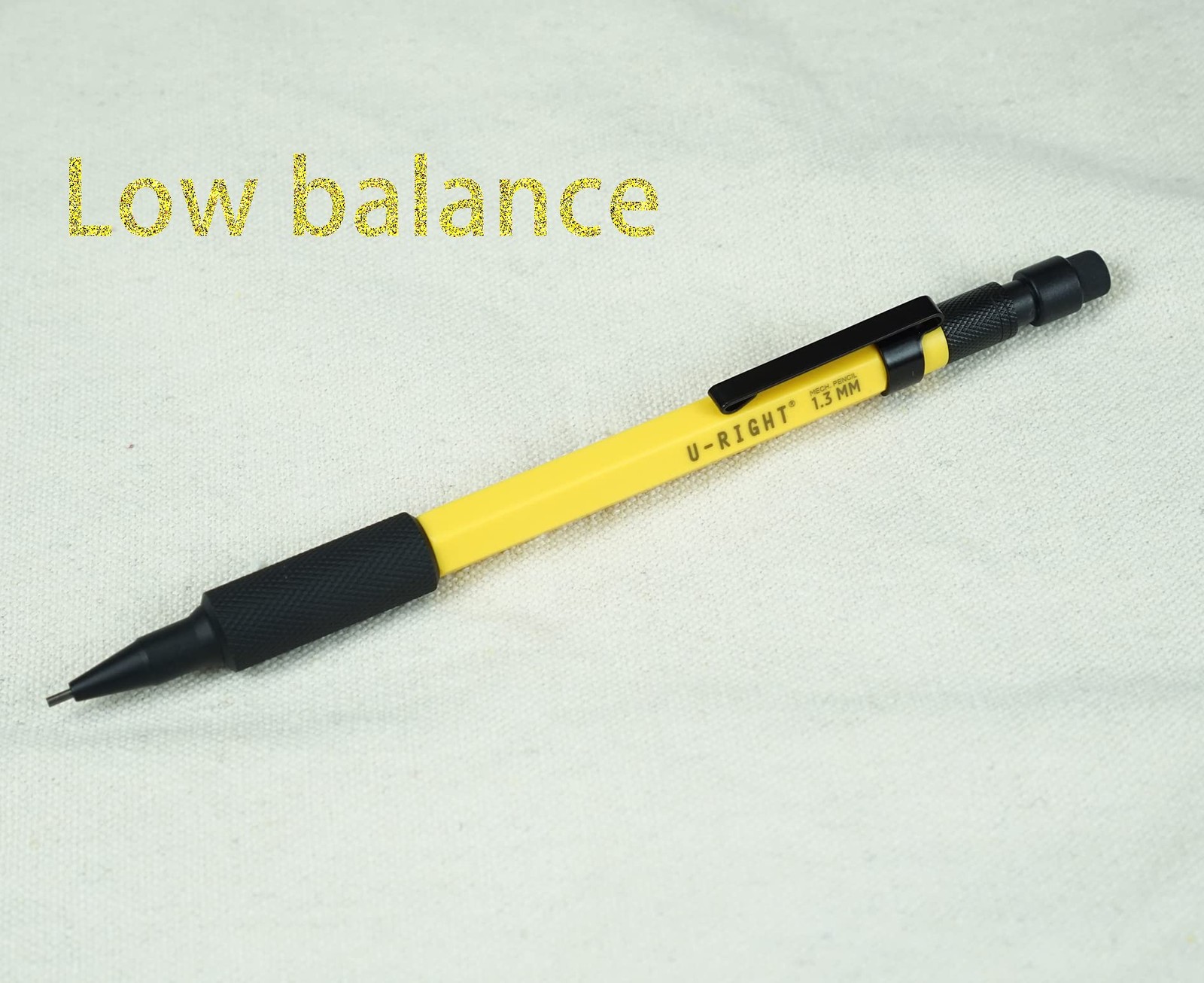 U-RIGHT 1.3 mm Mechanical Pencil Yellow Weatherproof