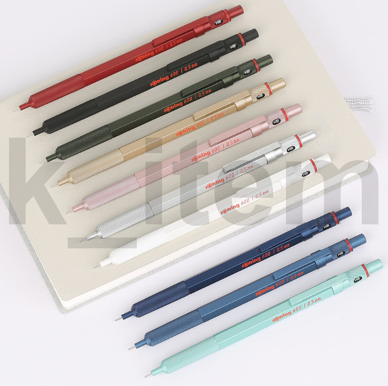 rOtring 600 Mechanical Pencil 0.5mm Limited Edition (Mint, White) / Tracking