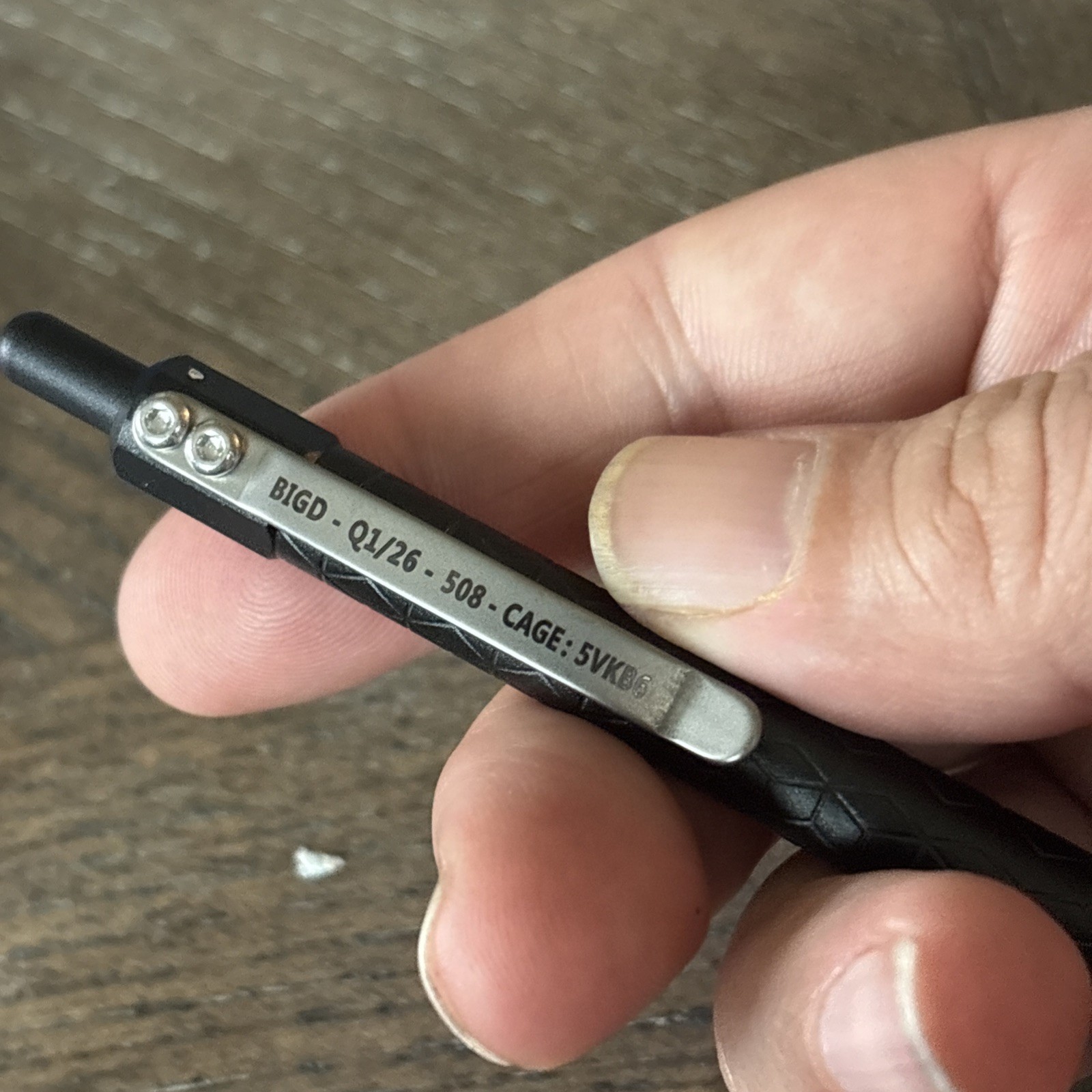 CountyComm Maratac Draft Titan Mechanical Pencil Anodized Aluminum New Design