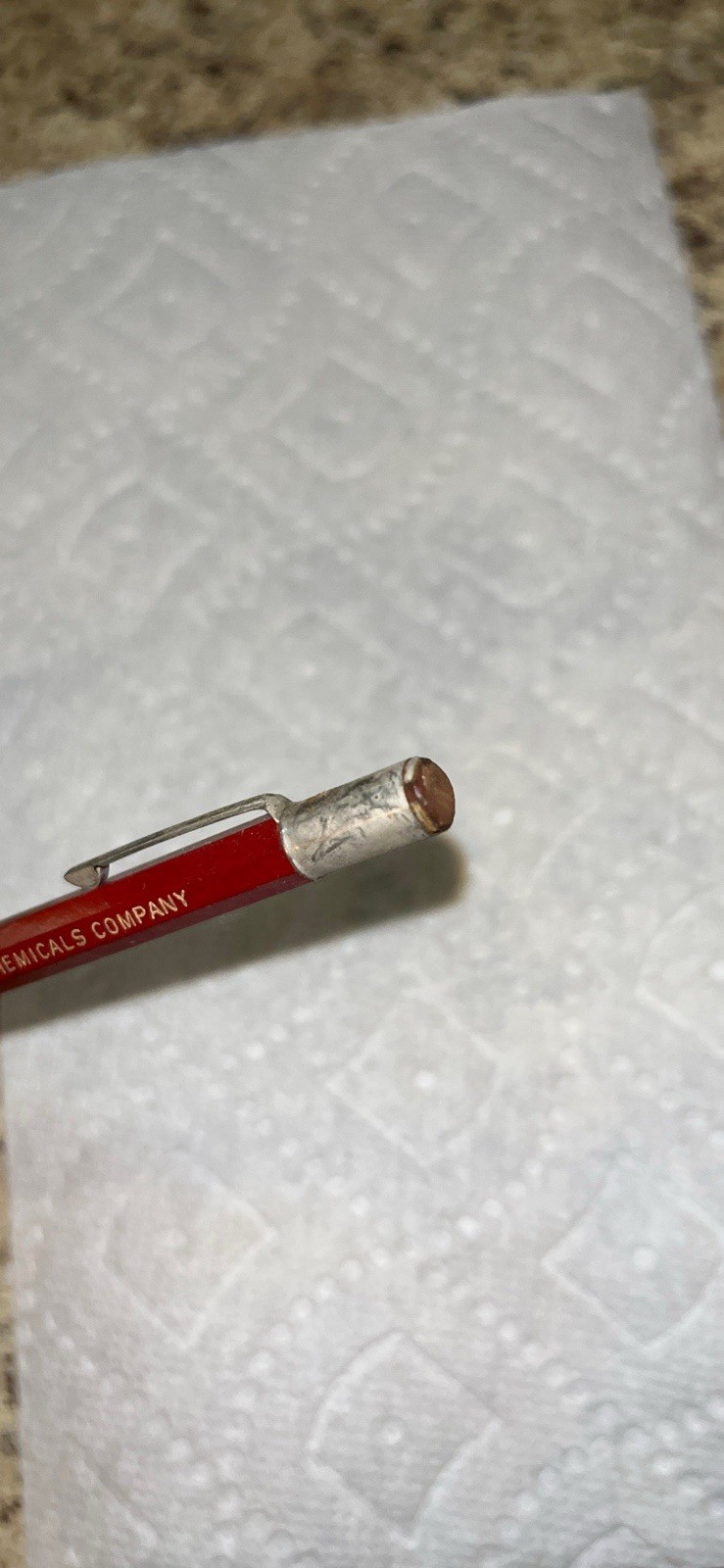 Vintage 1940s CARBIDE & CARBON Chemicals Co. Mechanical Pencil West Virginia