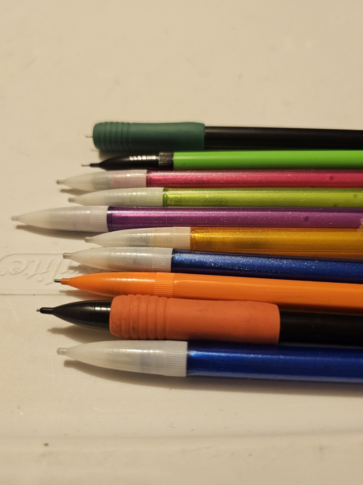 Lot of 34 Vintage Mechanical & regular Pencils Pen Gear Bic PaperMate Soft Scrip