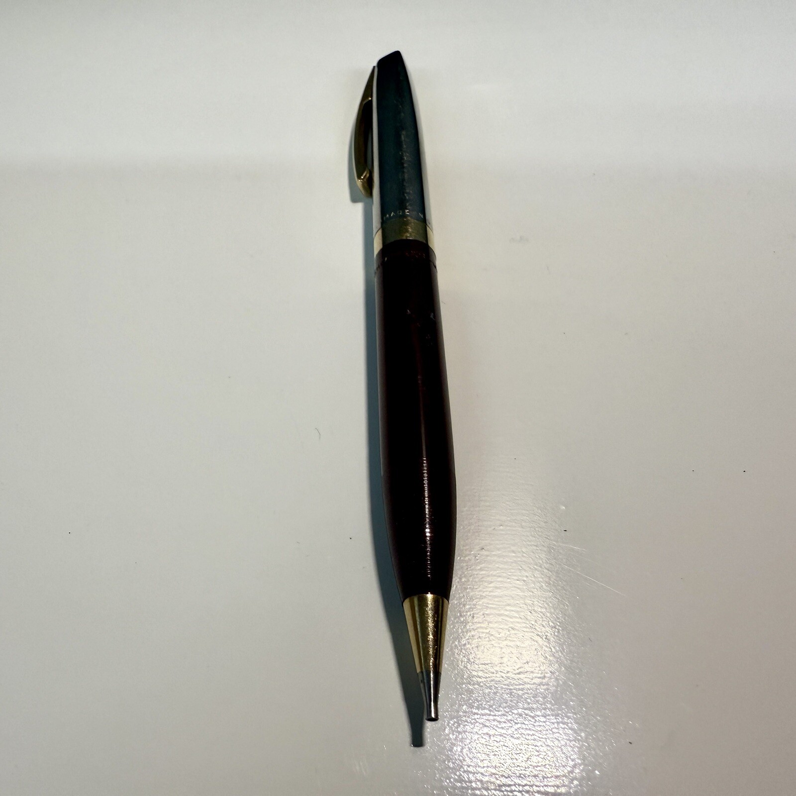 Sheaffer Touchdown Mechanical Pencil Maroon Silver Gold Color