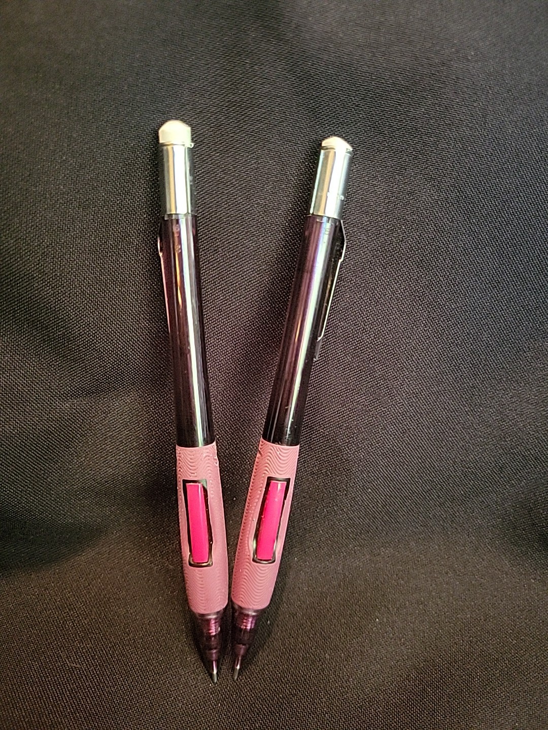 VINTAGE PENTEL Quicker Clicker PD349 0.9mm Mechanical Pencil Lot Of 2