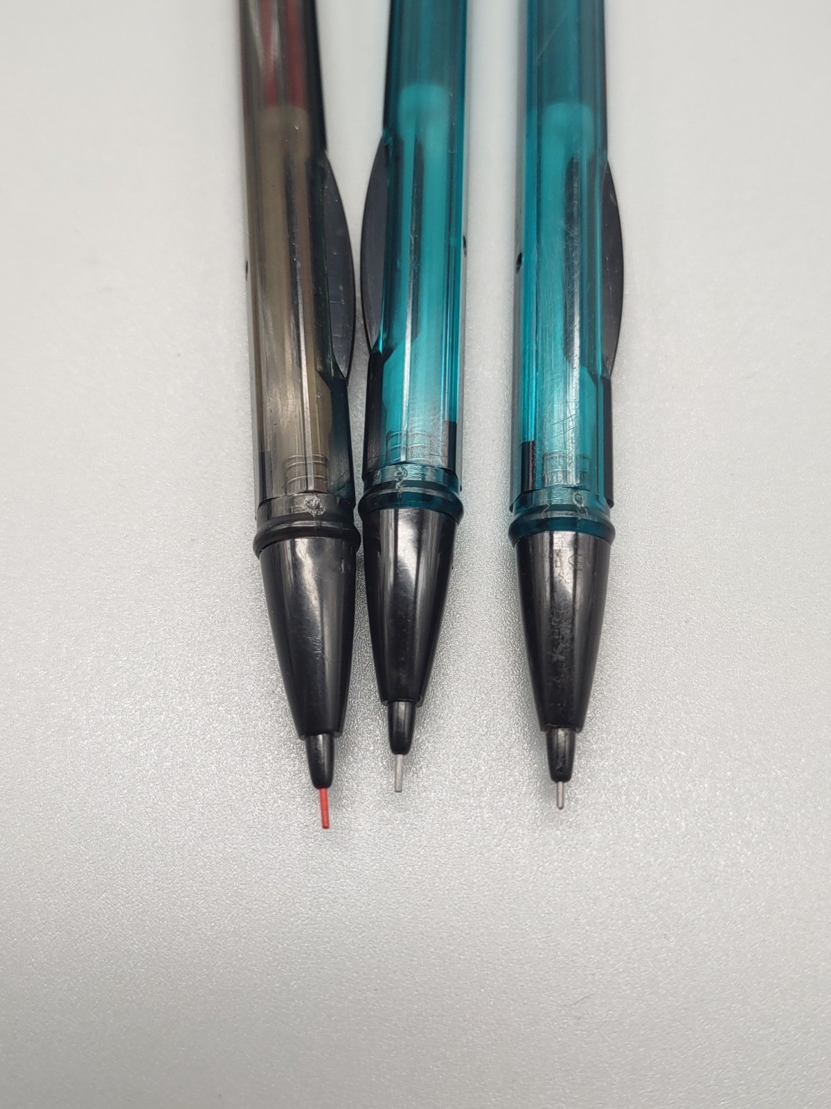 Sanford Clickster Mechanical Pencil. 0.5mm. Transparent Green & Black. 3 Qty.