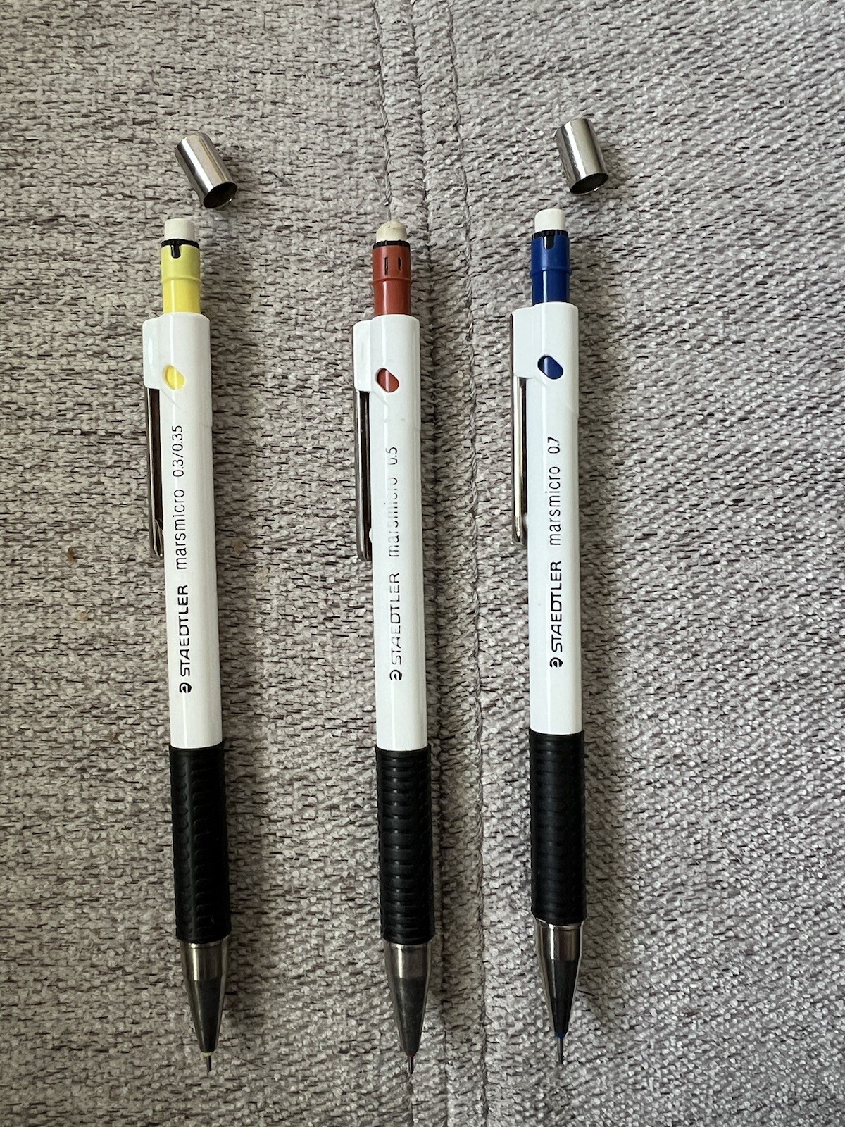 Staedtler Marsmicro Precision Pencil Set of 3 0.3mm 0.5mm and 0.7mm