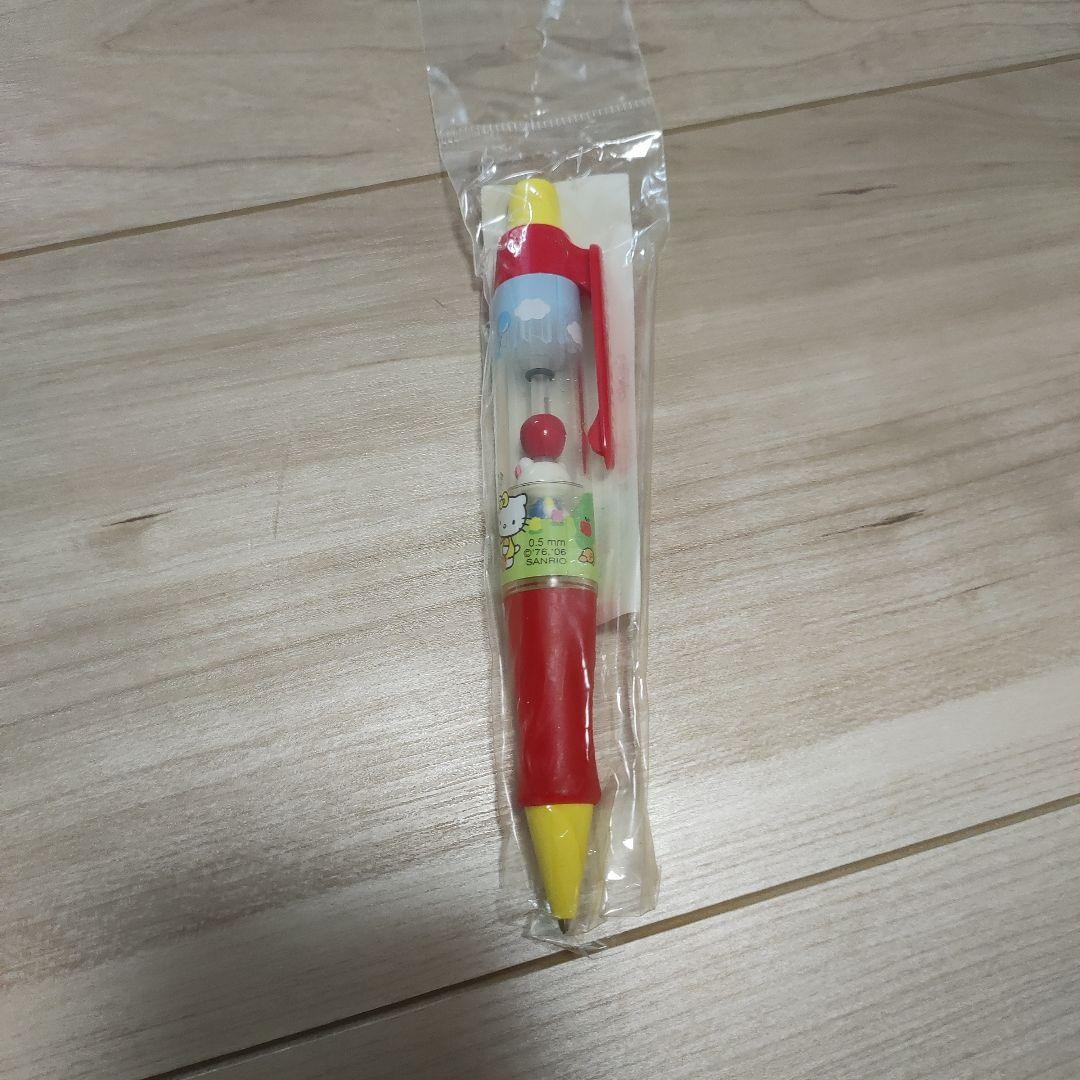 Hello Kitty Mechanical Pencil 0.5mm Moving Mascot Sanrio Apple
