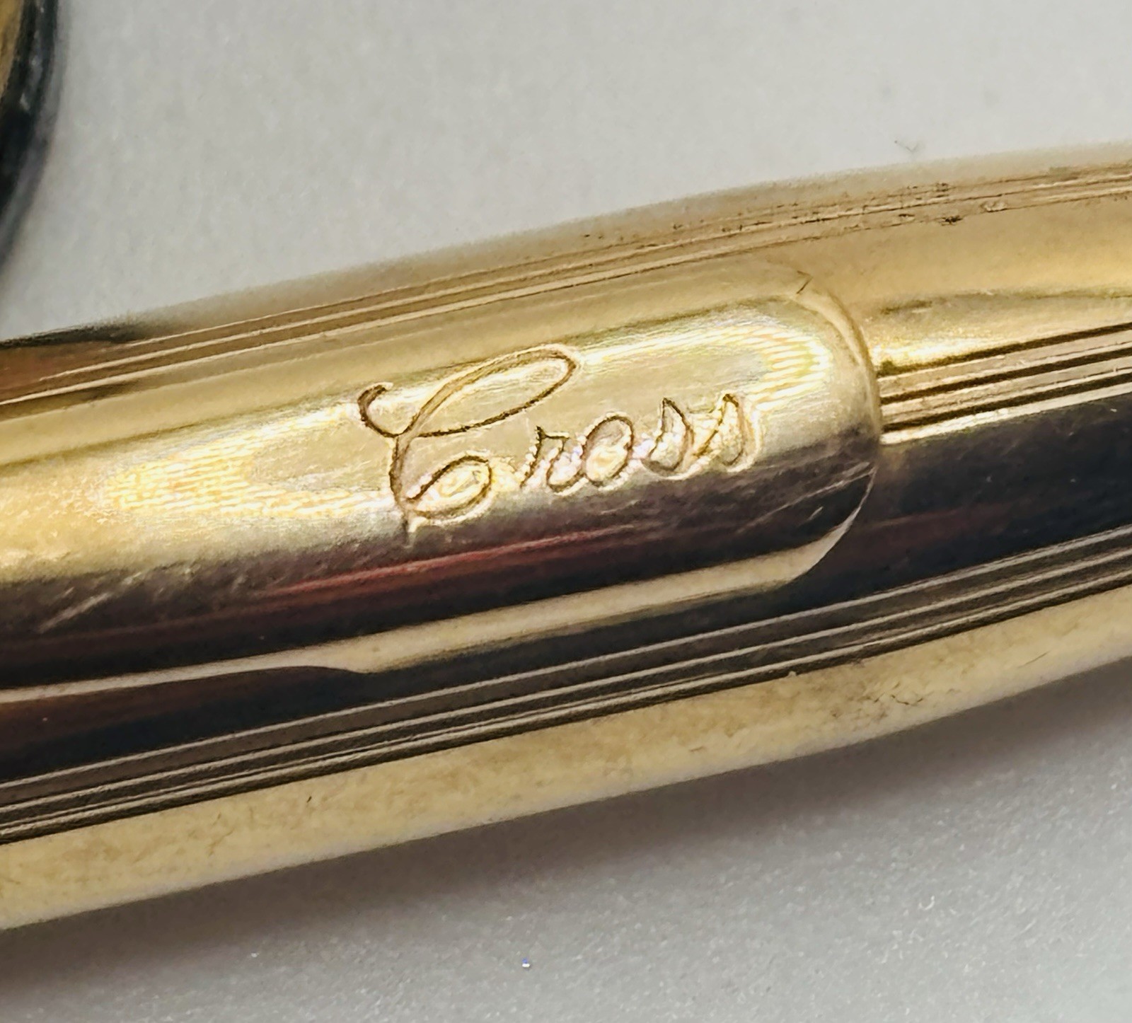 Vintage CROSS CLASSIC Mechanical Pencil 1/20 14KT Yellow Gold Filled 5.25”