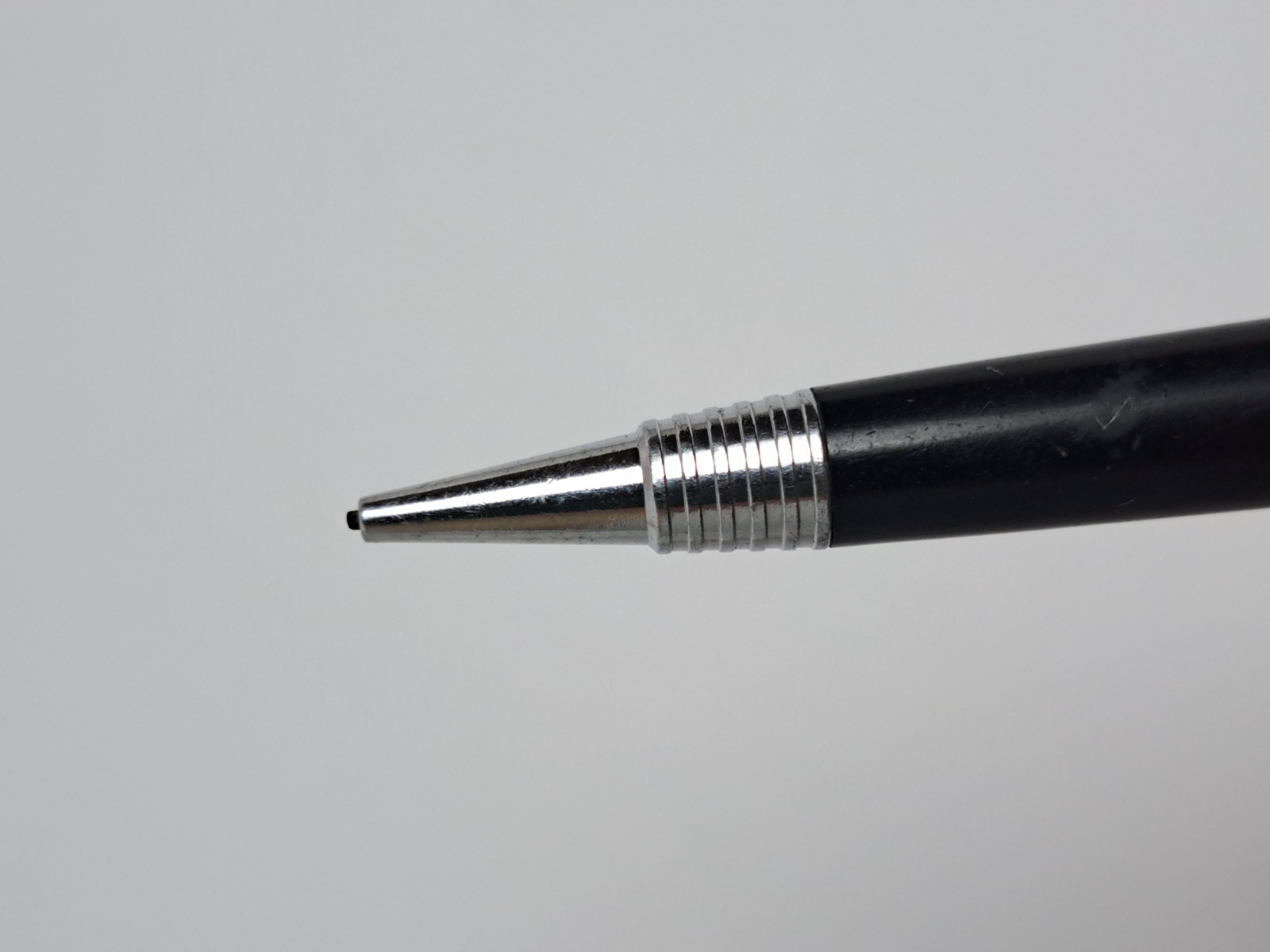 Vintage PARKER 21 Gray Chrome Trim Black Mechanical Pencil