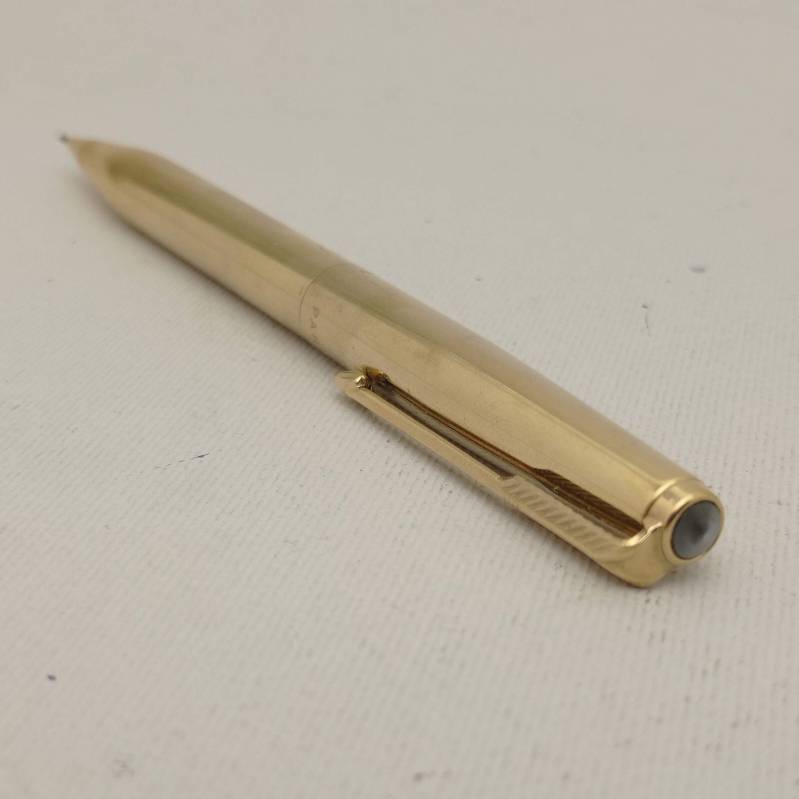 PARKER 51 GOLD PLATED TWIST MECHANICAL PENCIL VINTAGE CANADA RARE MODEL