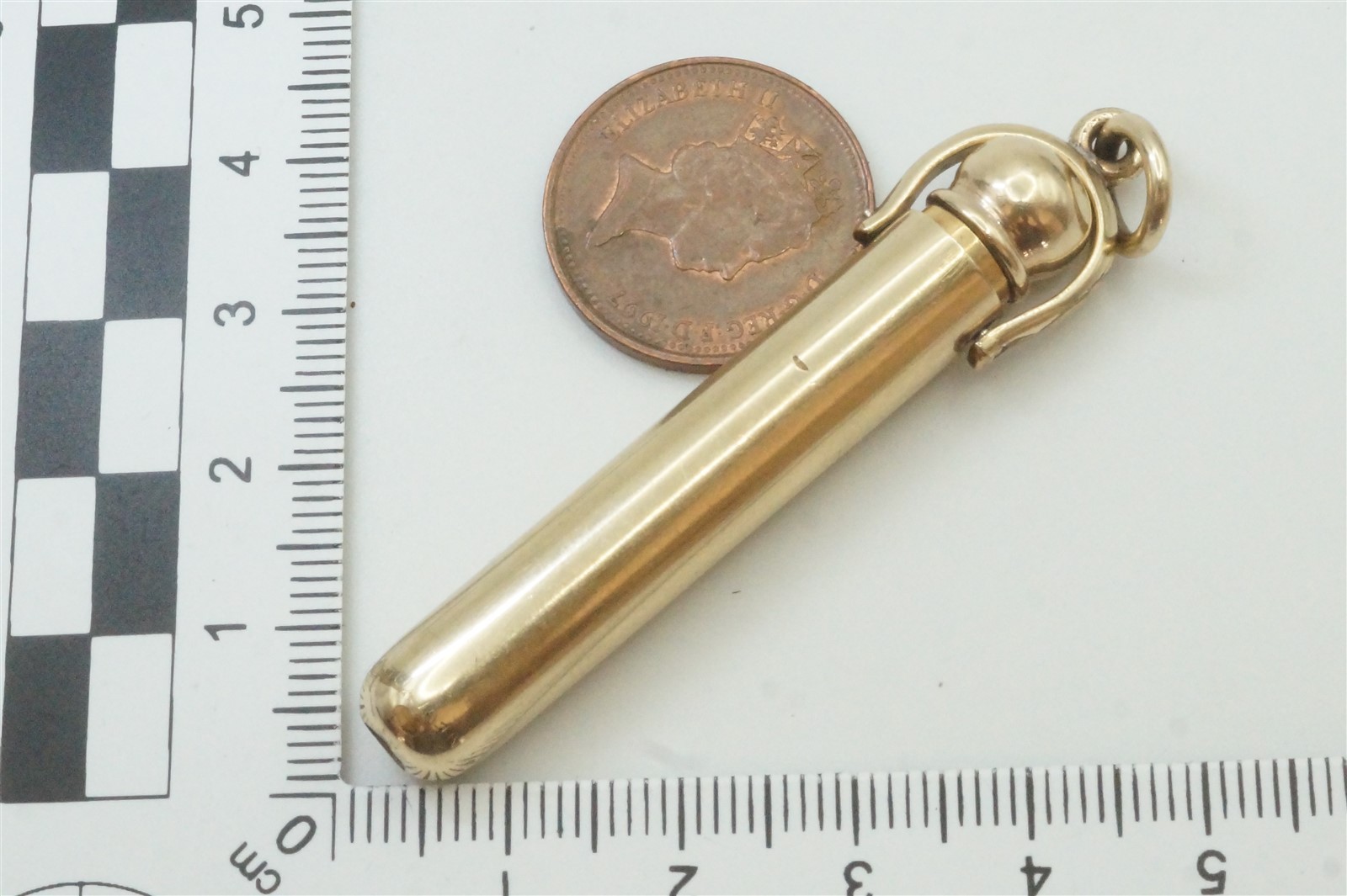 ANTIQUE GOLD CASED MAGIC / PROPELLING PENCIL HICKS NEW YORK c1900