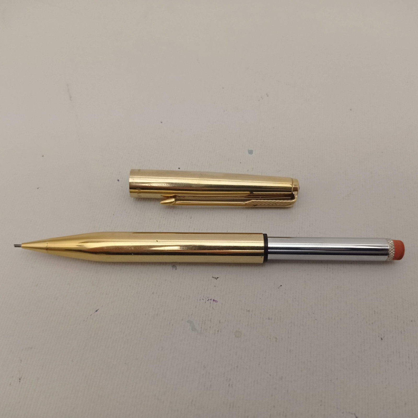 PARKER 51 GOLD PLATED TWIST MECHANICAL PENCIL VINTAGE CANADA RARE MODEL
