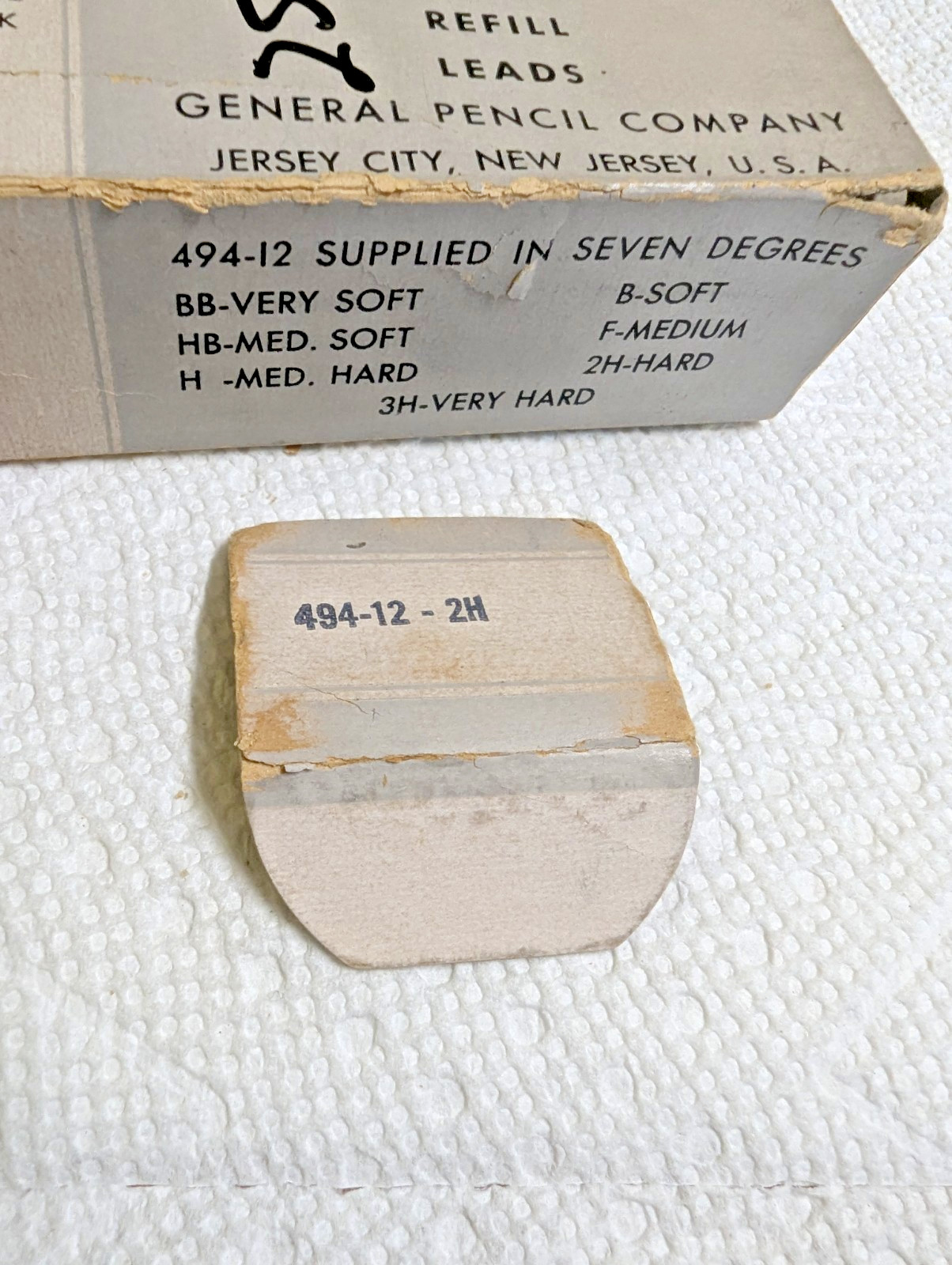 Kimberly General Pencil Company Jersey City, New Jersey Full Box Leads VINTAGE