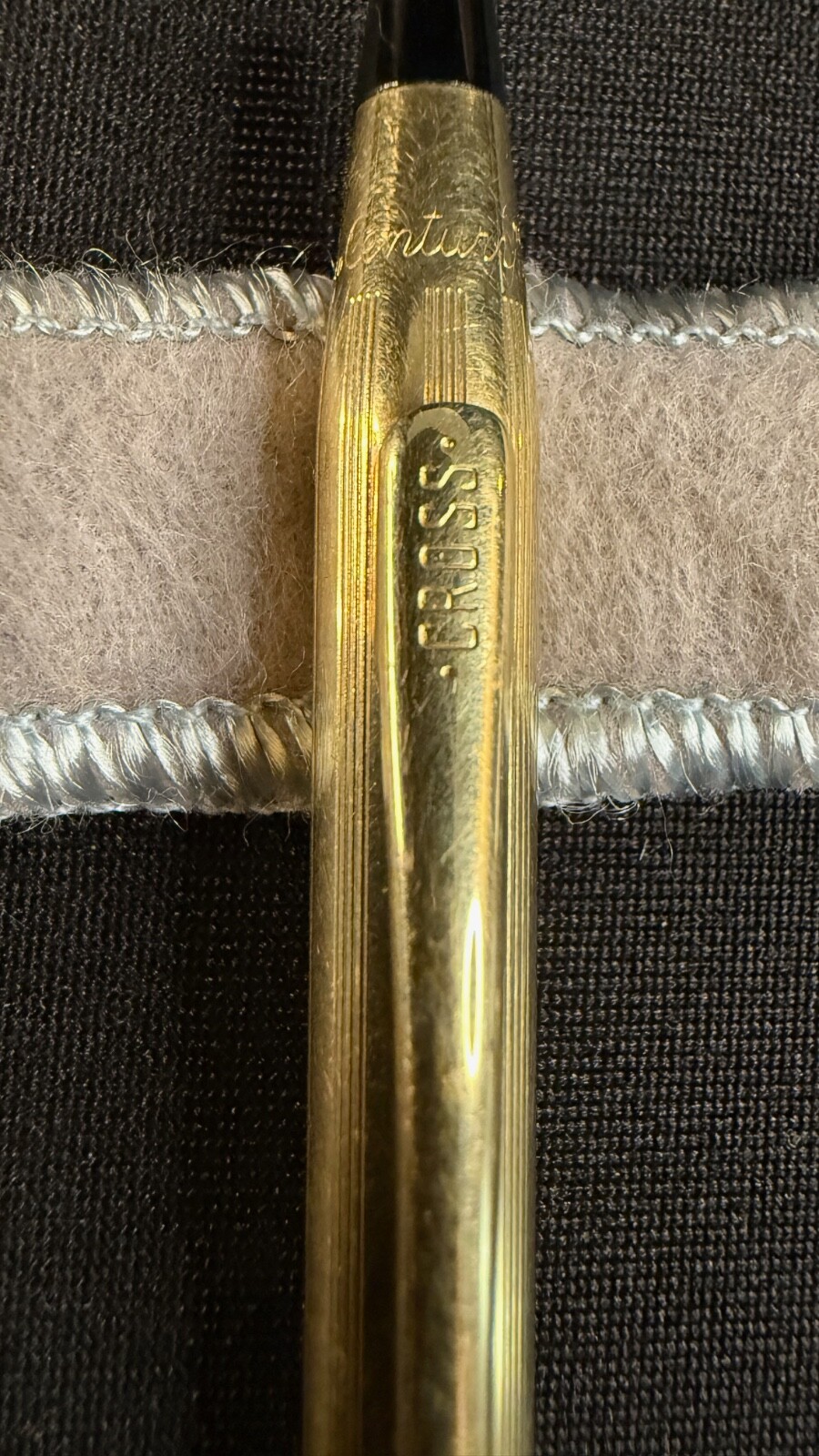 Vintage Cross 14k Gold Filled Ladies Mechanical Pencil with Box Pouch & Papers