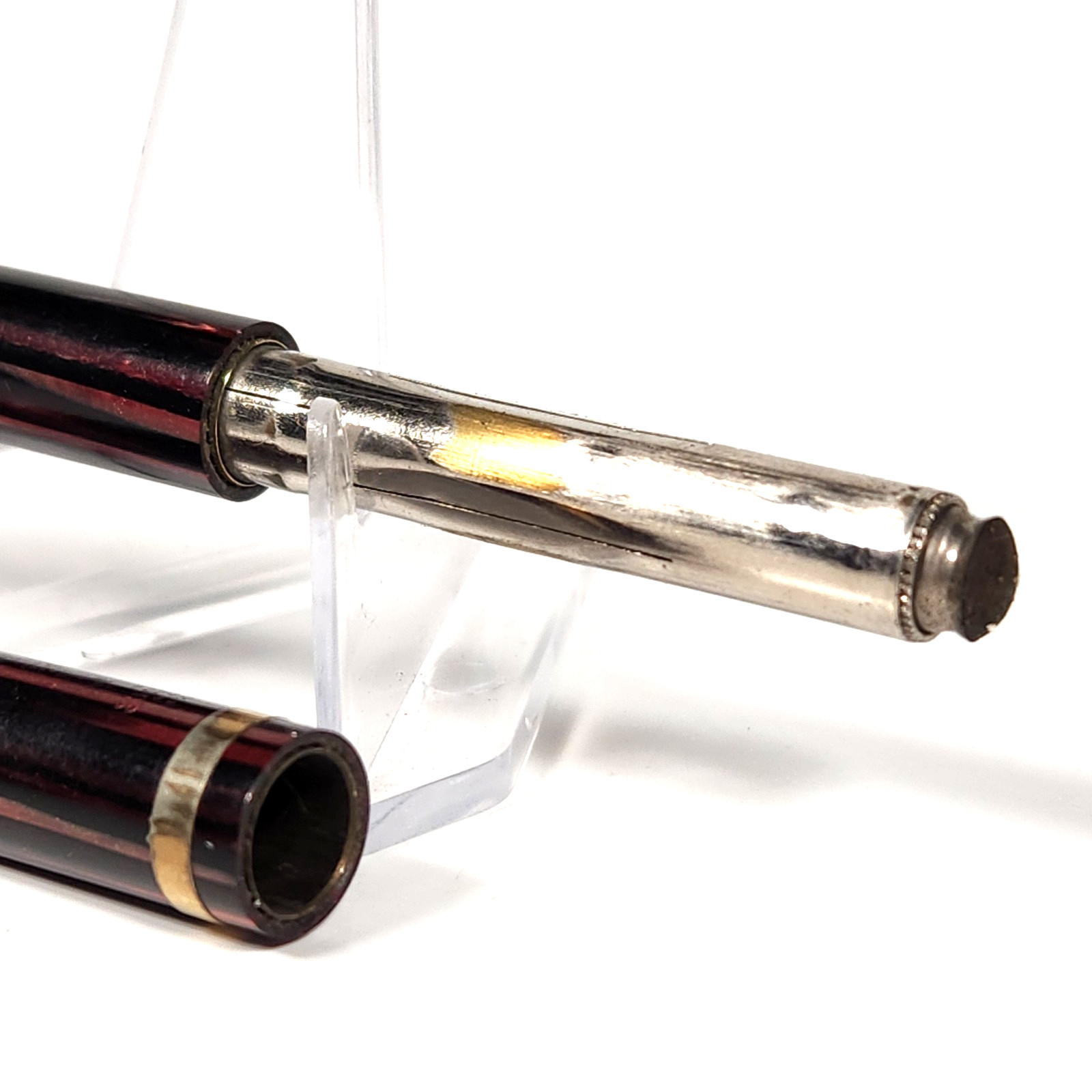 Vintage Sheaffer Balance 875 GT Mechanical Pencil Skyboy Carmine Red Used Works