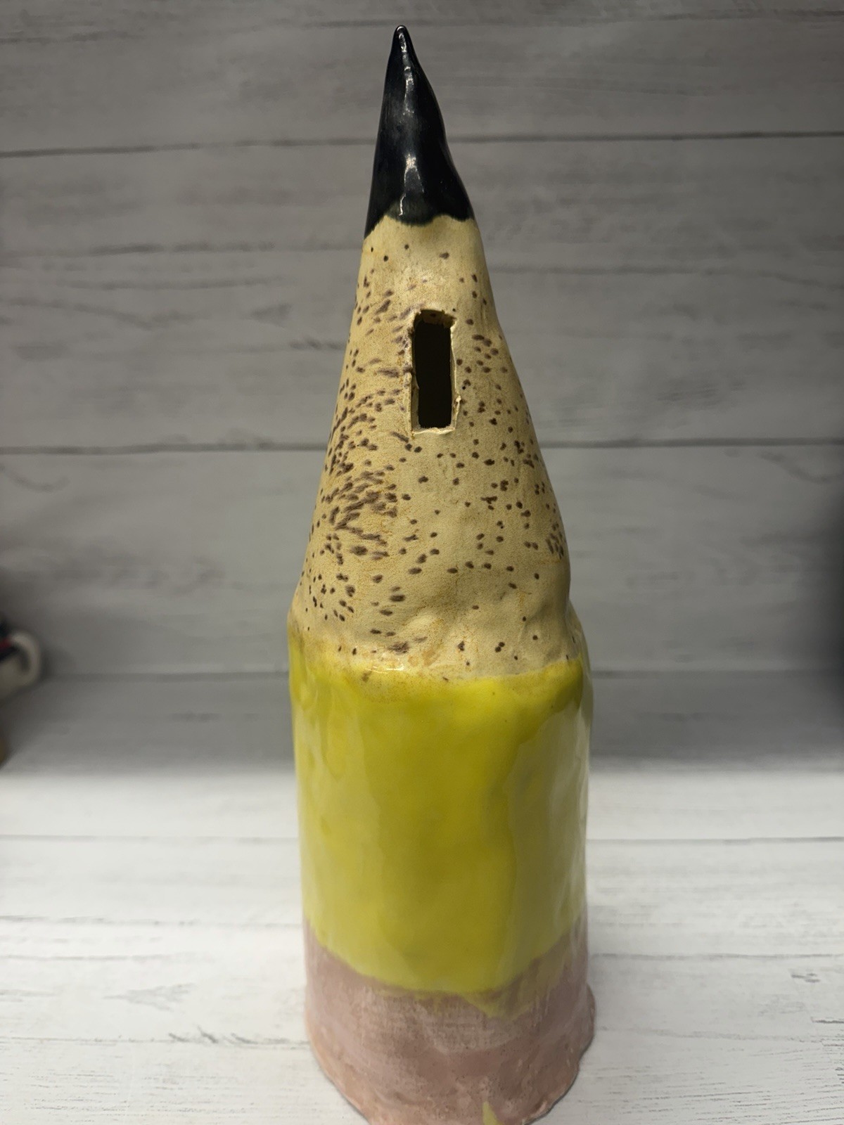 Handmade Ceramic Pencil – Artisan Pottery Desk Decor, Unique Gift