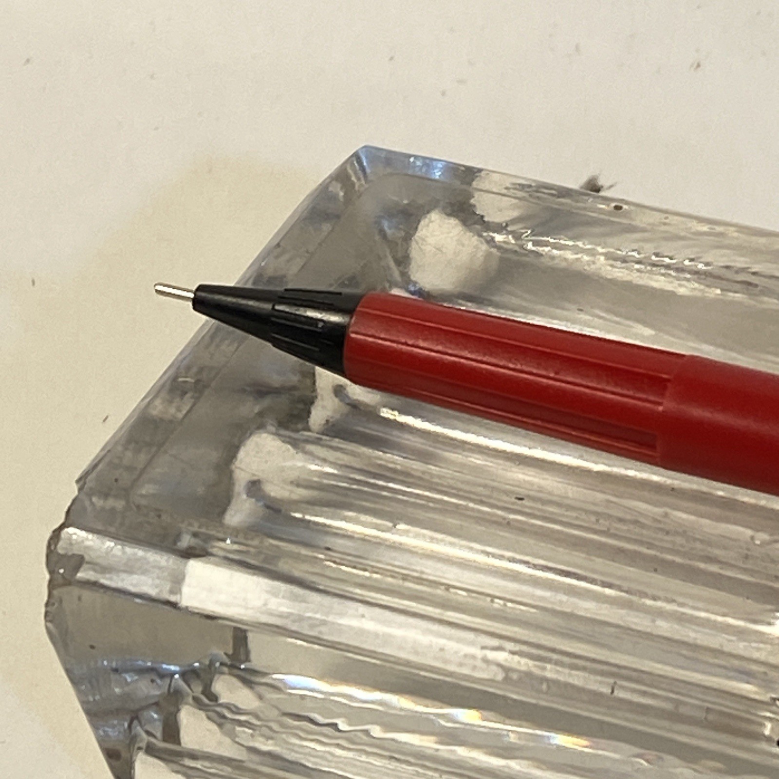 Staedtler Polo 0.5 Micro Mechanical Pencil Red & Black Made In Germany Vintage