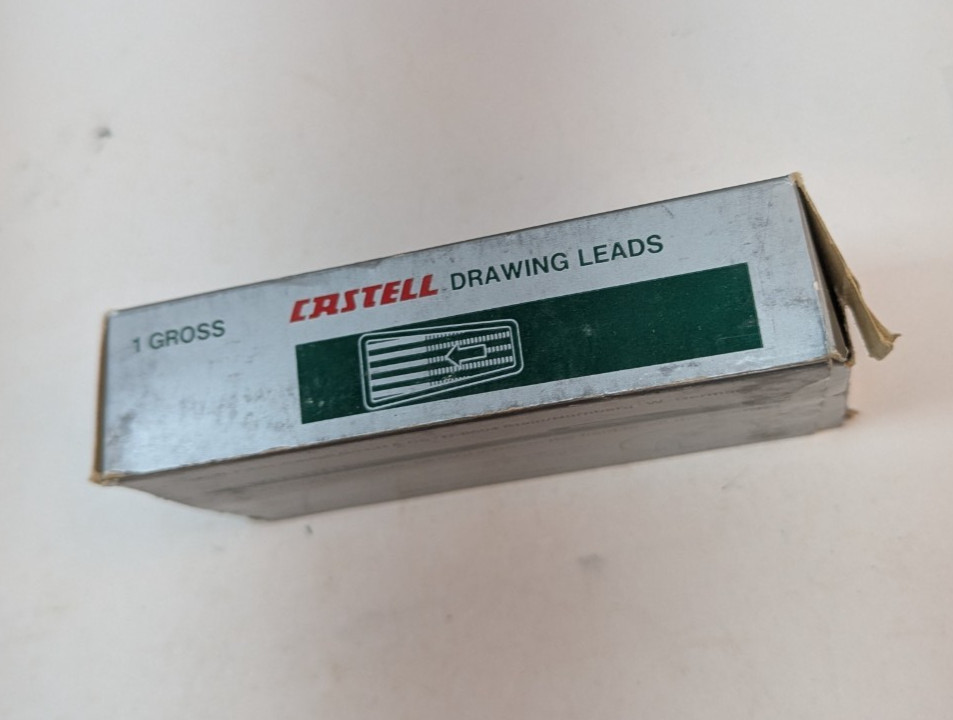 SET OF 8 Faber Castell Black Drawing Lead 9030-3H Germany 2mm 12 Leads/Pack