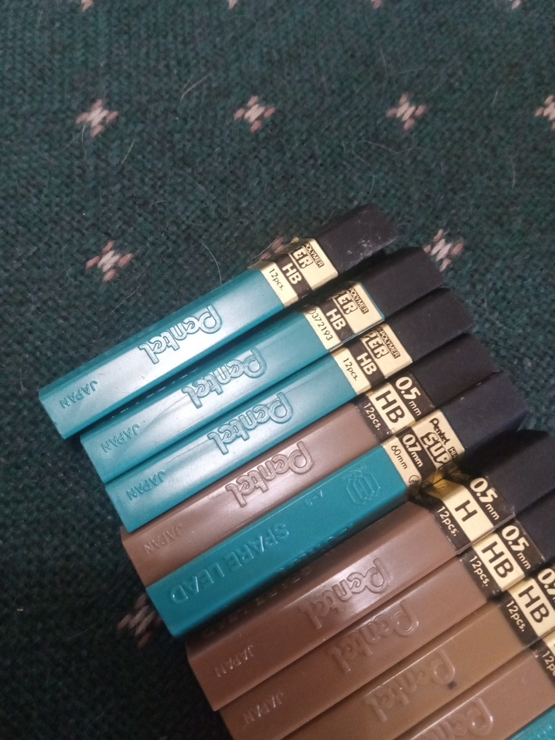 Vintage Stanford ZeZe Mechanical Pencil Japan Works And 11 Containers With Led