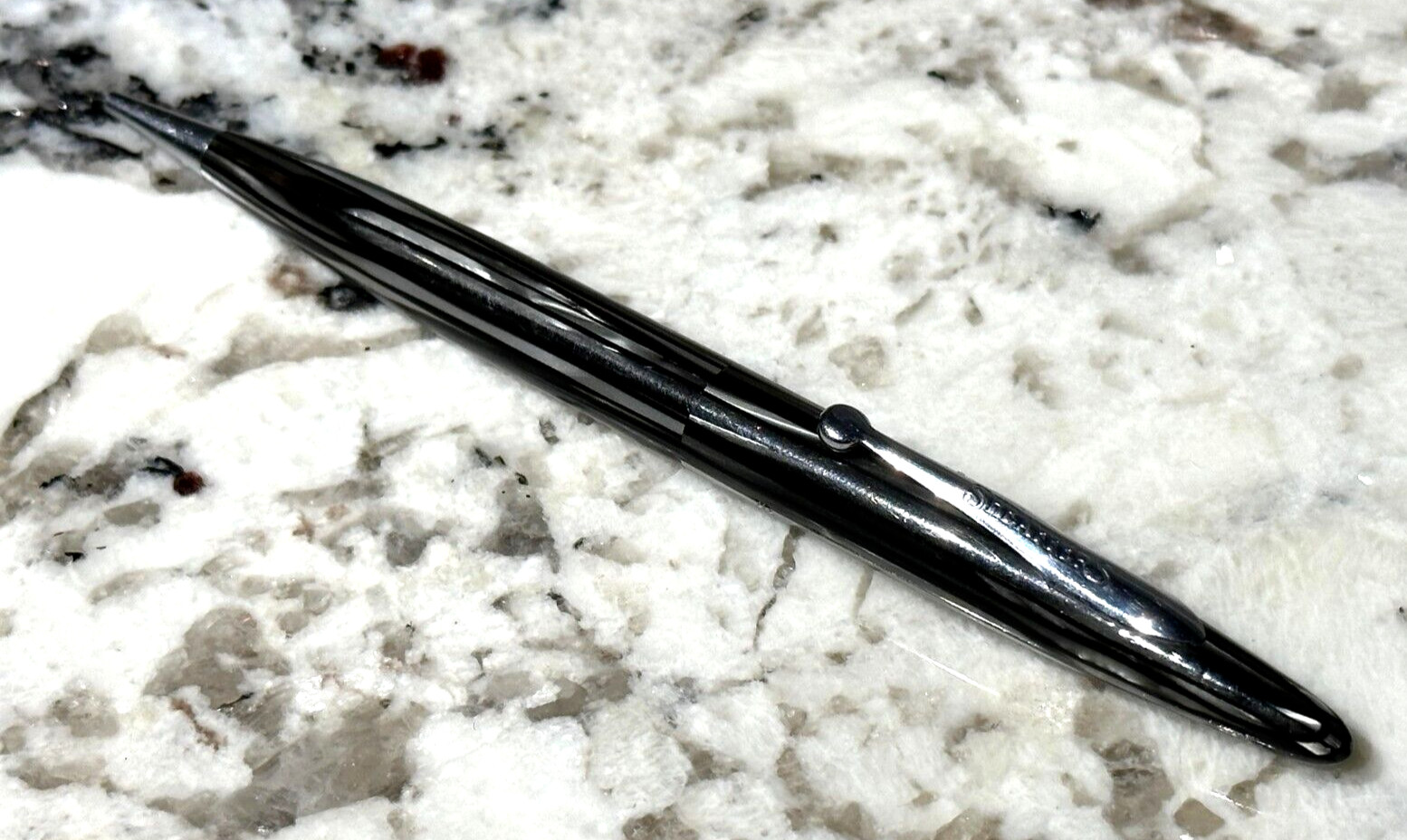 SHEAFFER Vintage Mechanical Pencil Marbled Gray Black Made in USA Needs Service