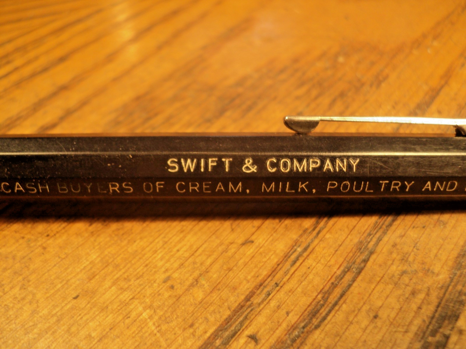 Vintage Autopoint Mechanical Pencil Swift & Company 5-5/8″ Long USA
