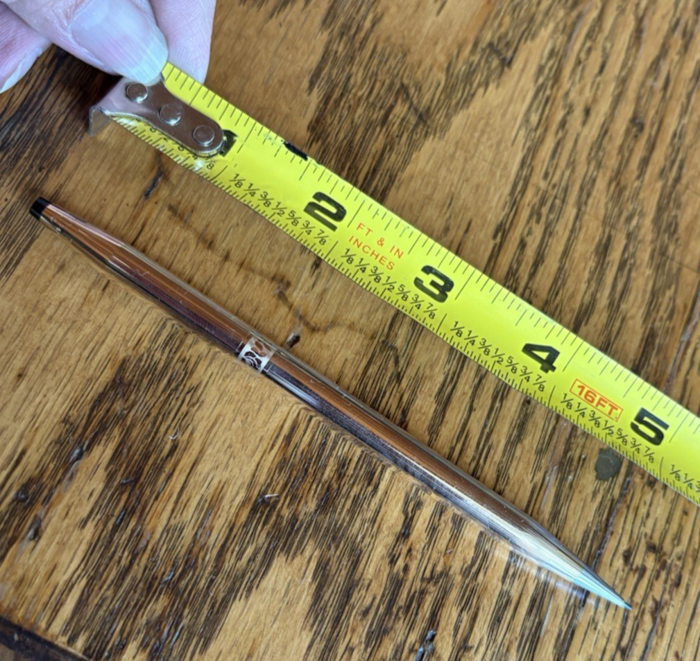 VTG 1/20 14kt Gold Filled VTG CROSS Pencil with refills -useable collectable