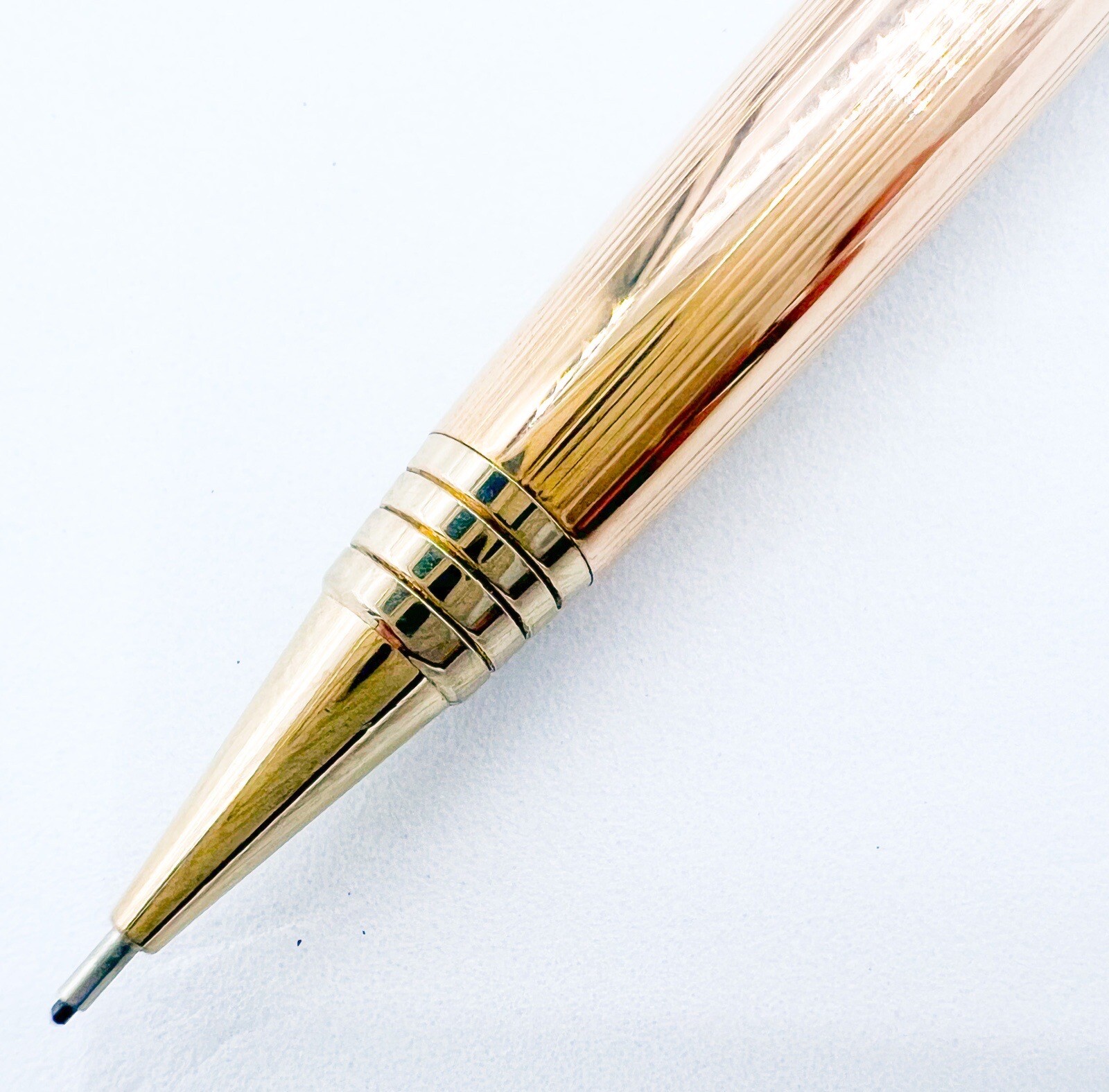 Vintage Platinum Japan 14k Gold Filled Mechanical Pencil 0.5mm