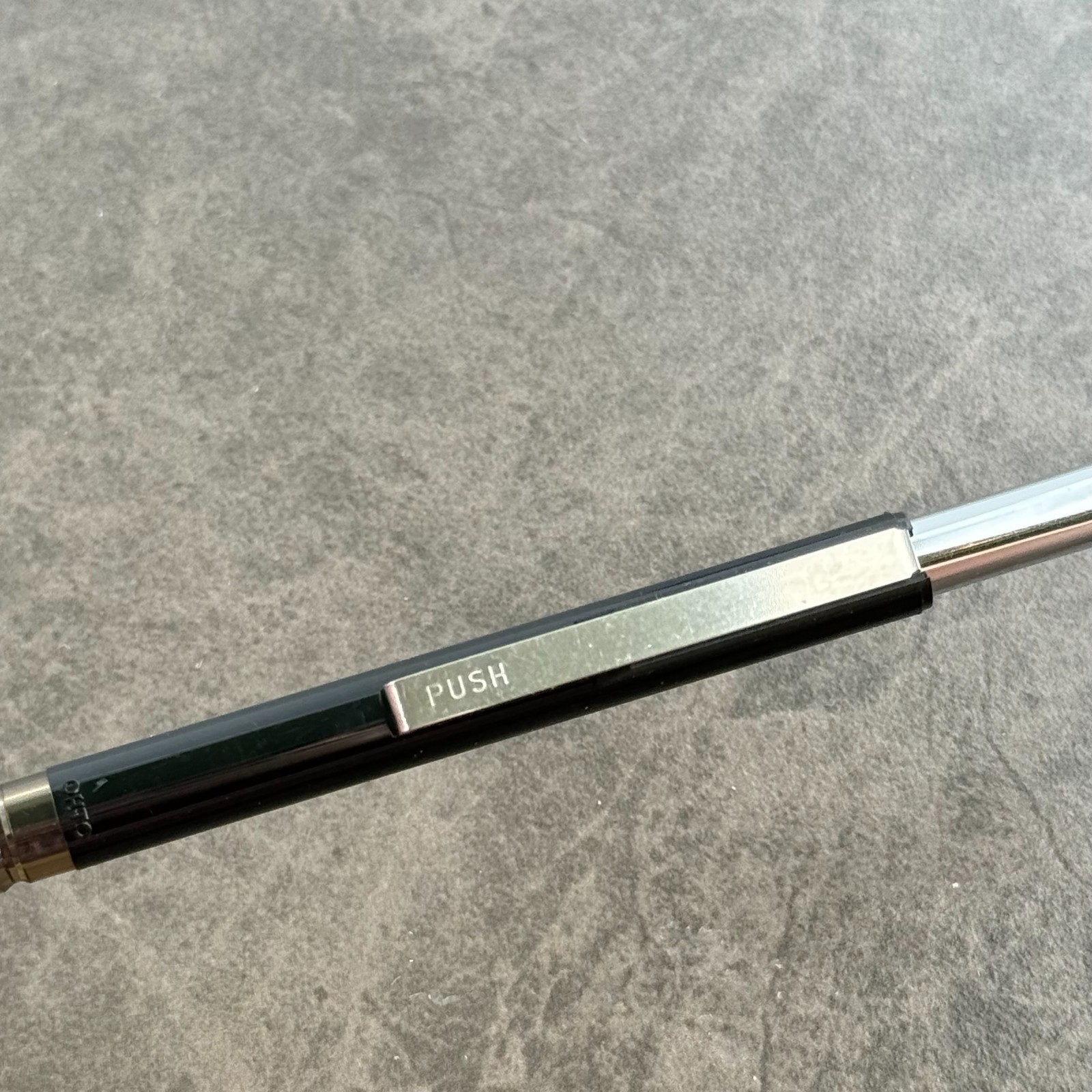 Niji Grip 500 Double Knock Mechanical Pencil Vintage Black Japan – 0.5mm Lead