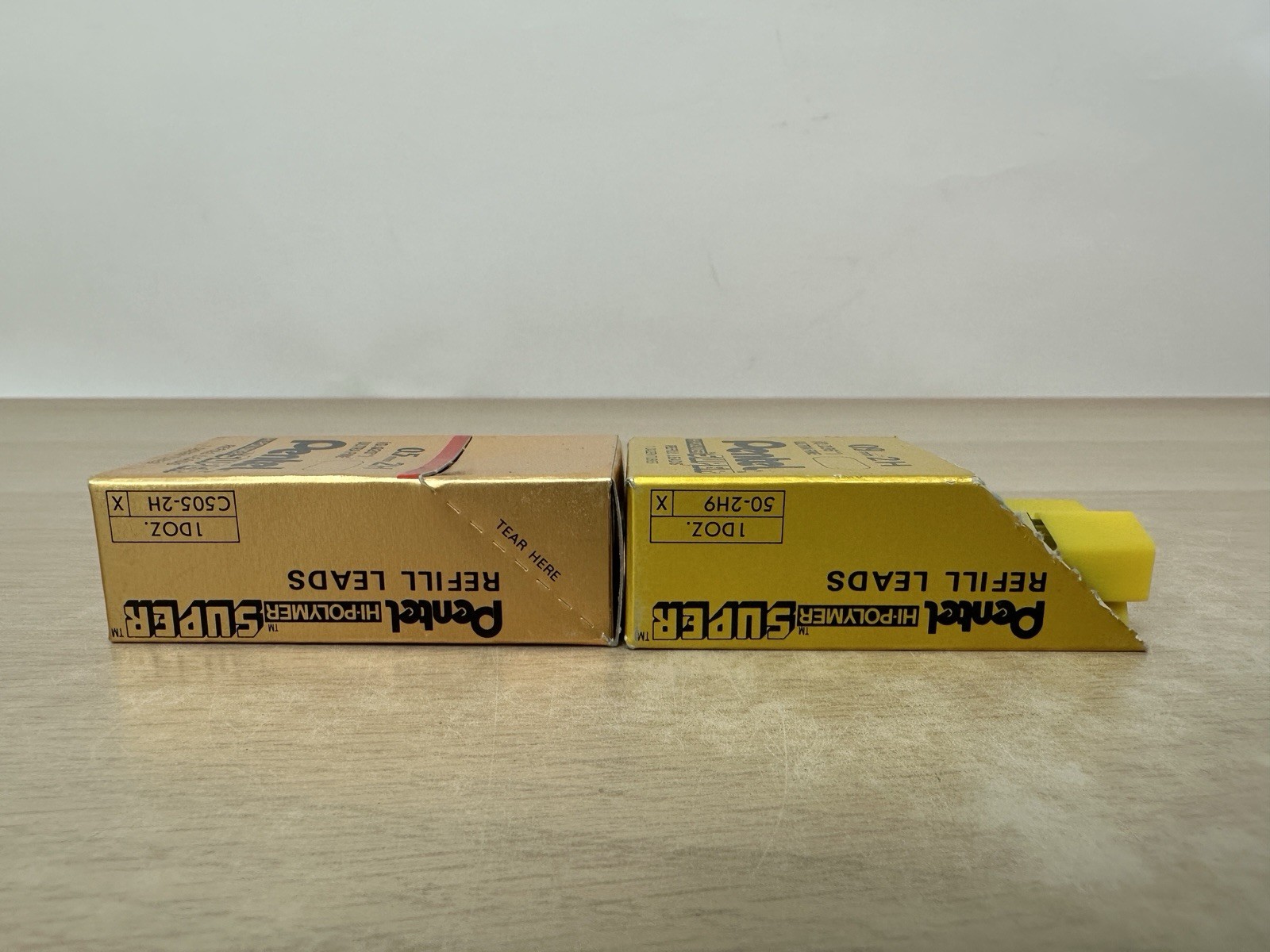 Vintage Pentel Super Refill Leads 0 .5mm 2H 0.020” Ultra Fine & 0.9mm 2H 0.036”
