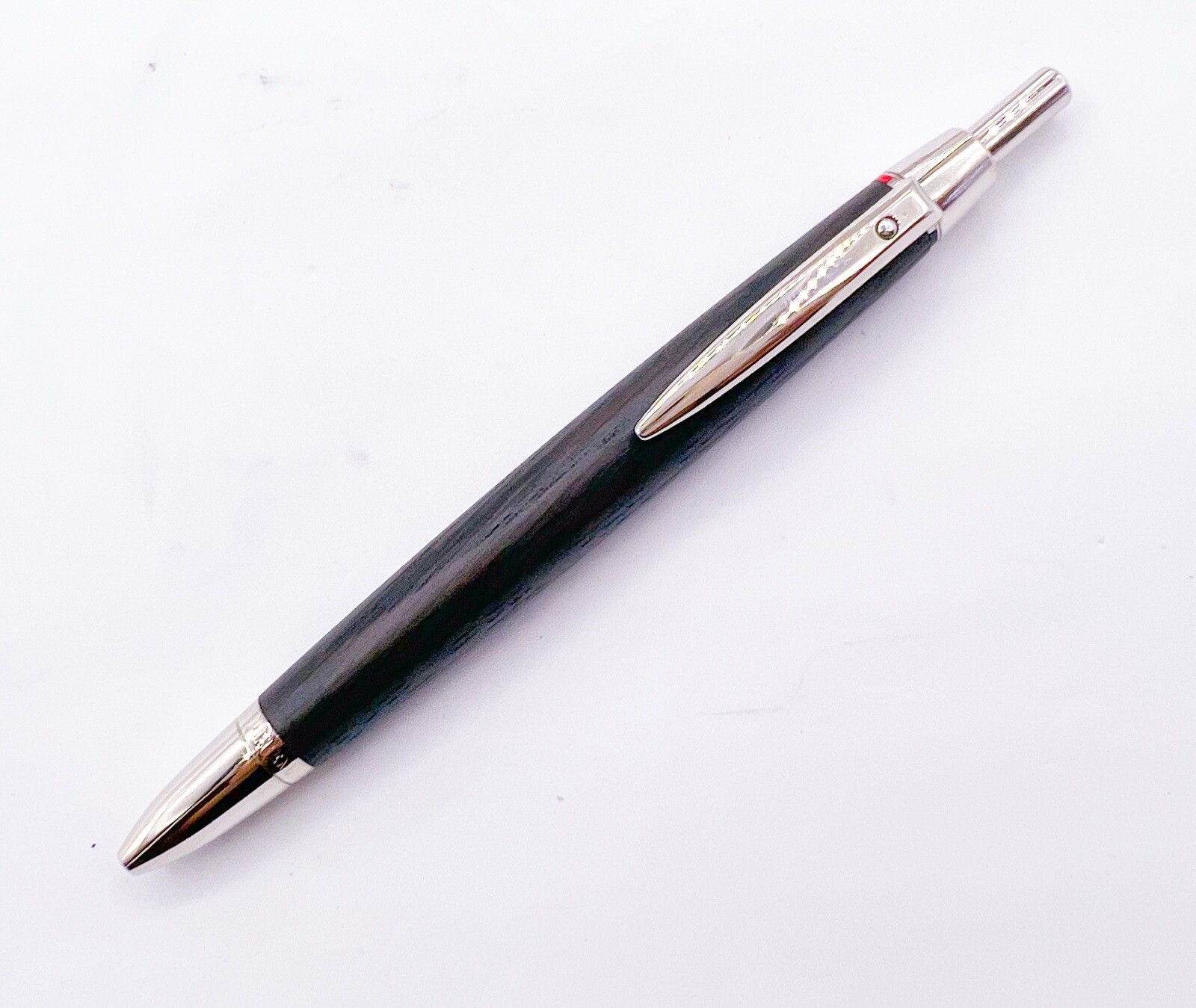 NOS uni Mitsubishi PURE MALT Oak Wood Premium Edition Multi Function Pen