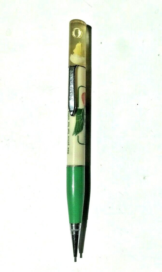 Baby Chick with Egg atop a stunning working Ritepoint mechanical pencil