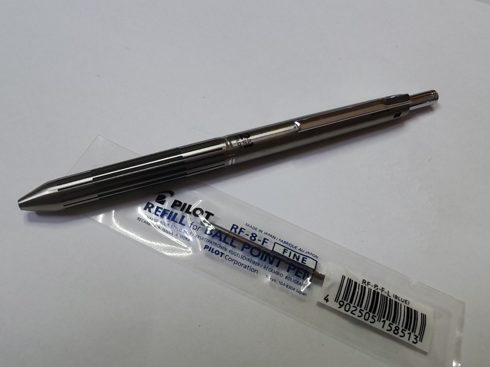 Pilot Vtg New Etched 2+1 Multi Function Mechanical Pencil,Red&Black Pen Japan