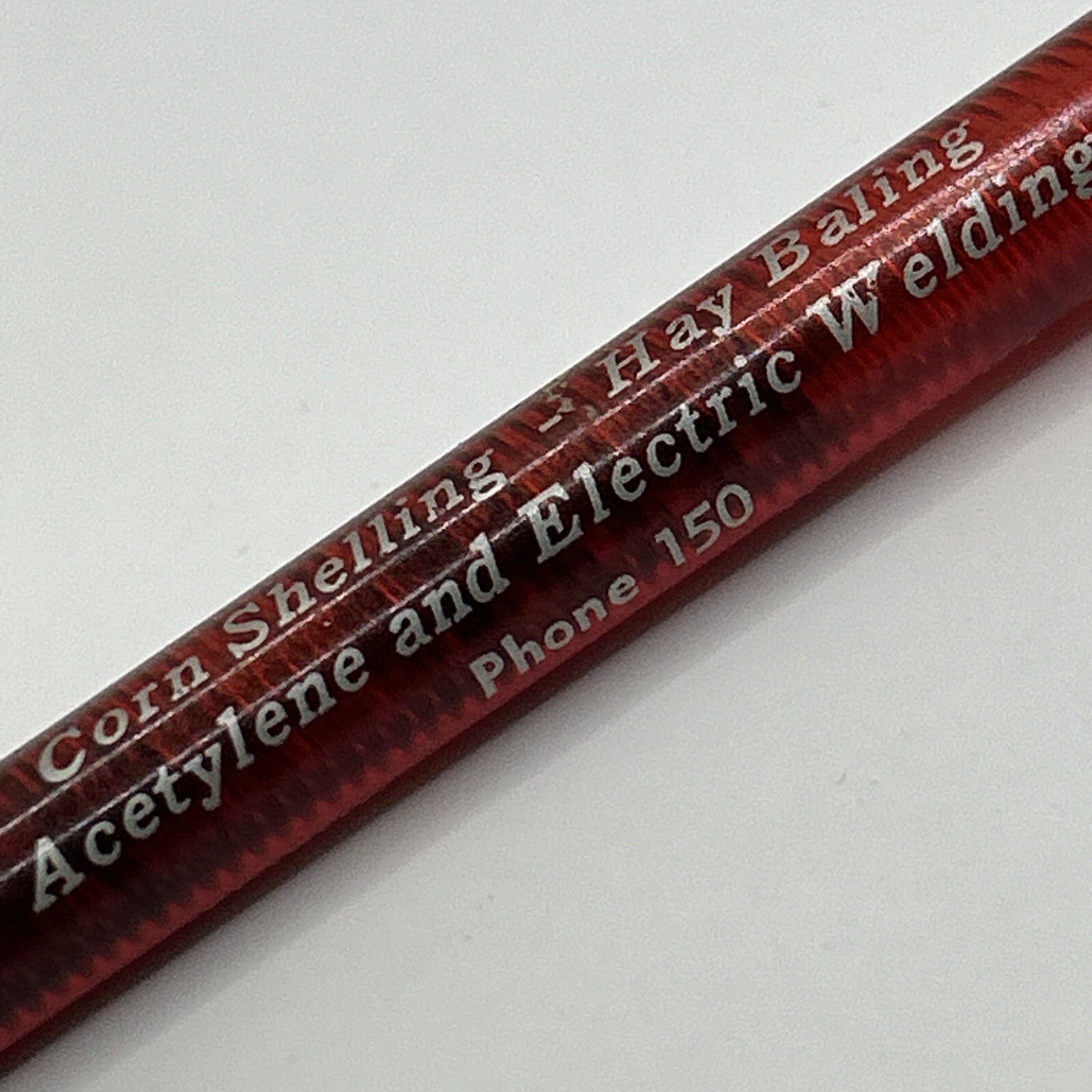 VTG Scripto Mechanical Pencil WESLEY ENGEL Friend, NE Corn Shelling Hay Baling