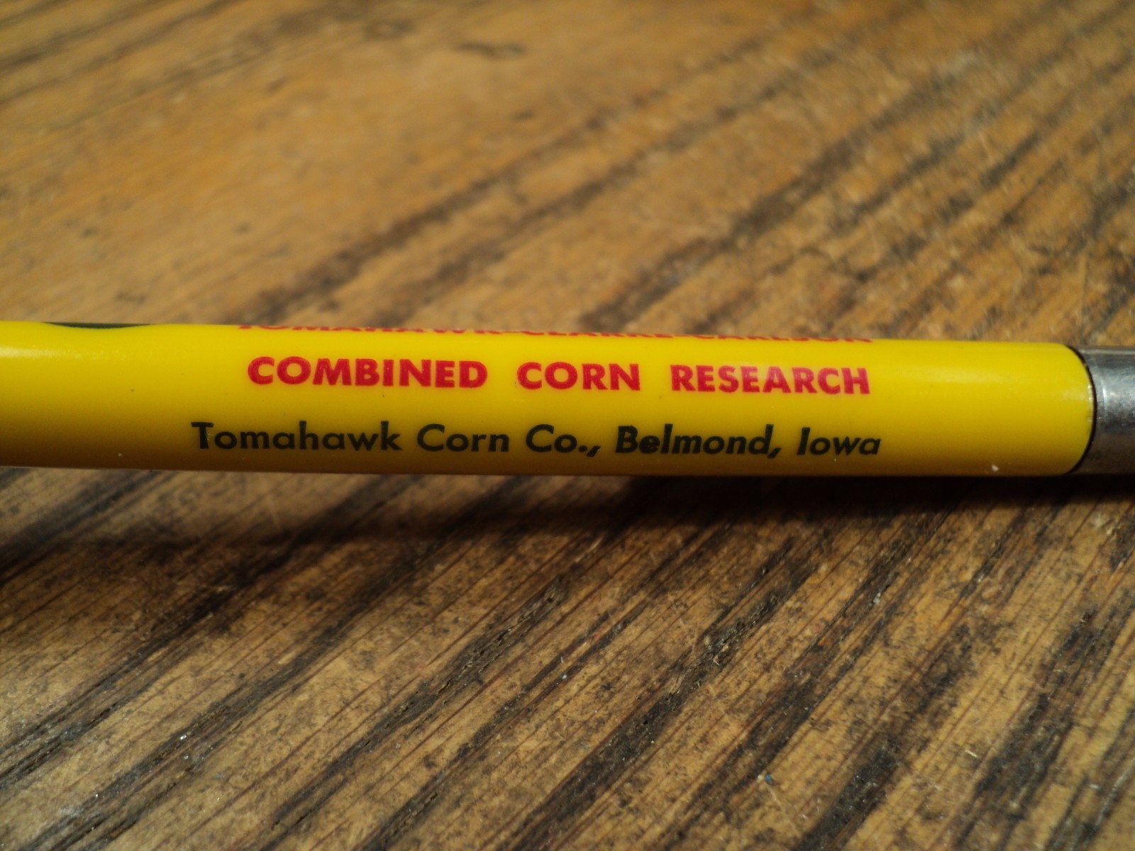 Vintage Scripto Mechanical Pencil Tomahawk-Clarke-Carlson Corn Combine Research