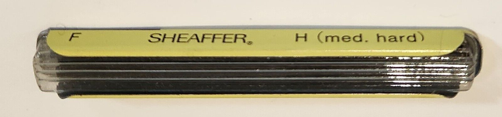 SHEAFFER BLACK LEADS TYPE F BLACK-H MEDIUM HARD 8 PIECES
