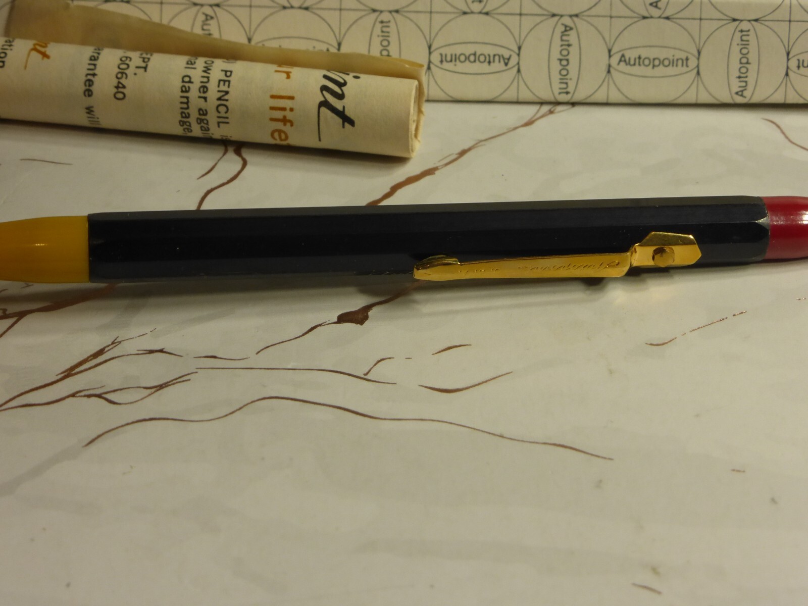 Vintage Circa 1969 Autopoint Sales Giveaway 0.5mm/0.9mm Mechanical Pencil #3108
