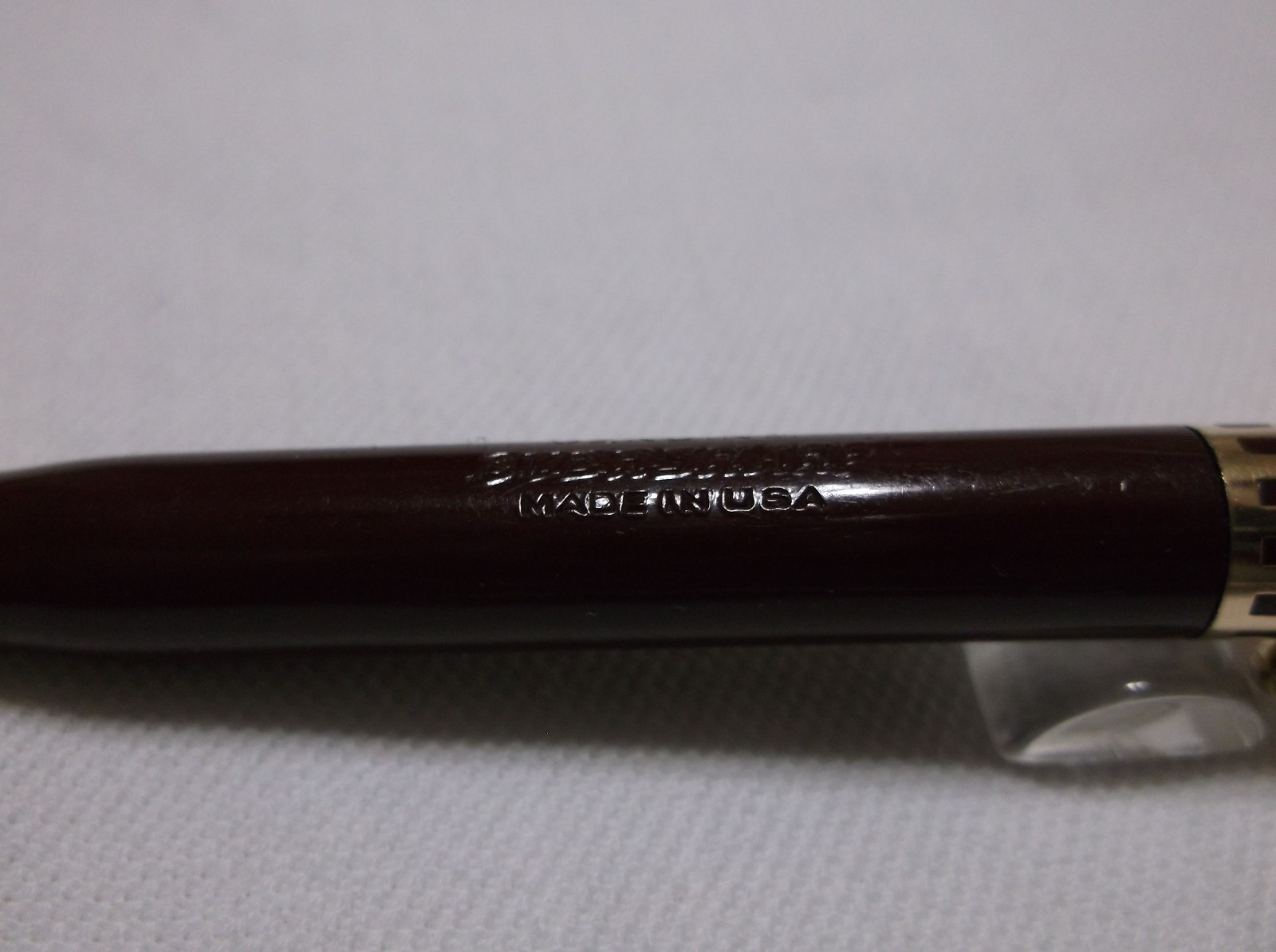 VINTAGE WAHL EVERSHARP CORONET BURGUNDY / GOLD REPEATER PENCIL / 1.18 mm LEAD