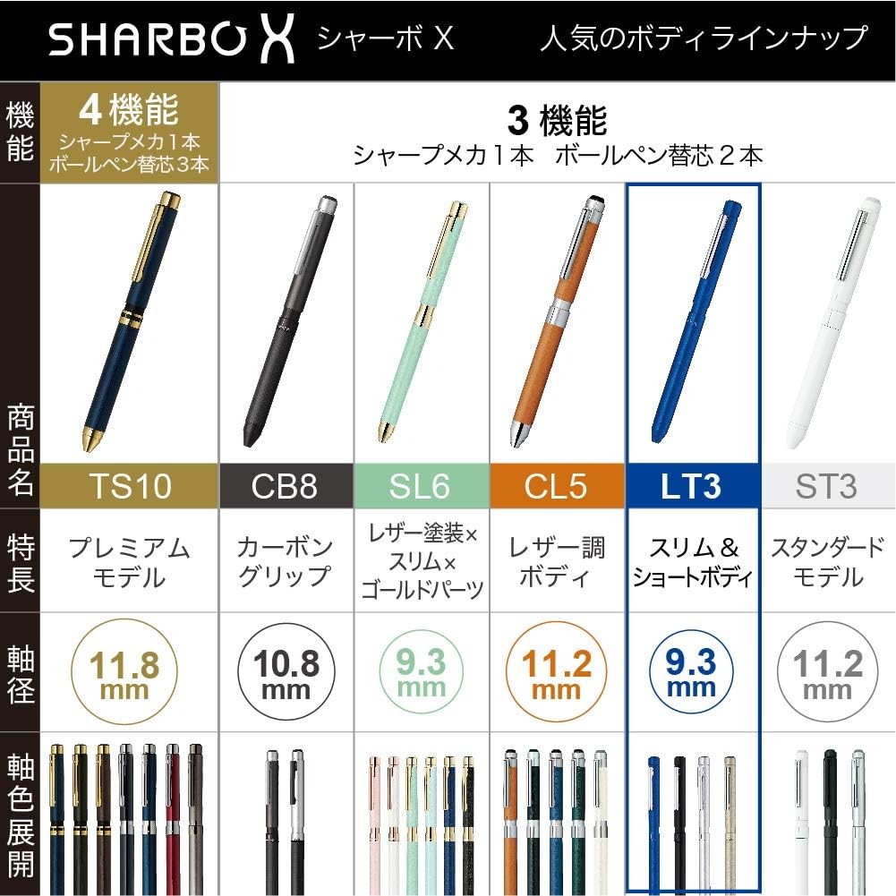 Zebra multifunctional pen chamebo X LT3 black SB22-BK