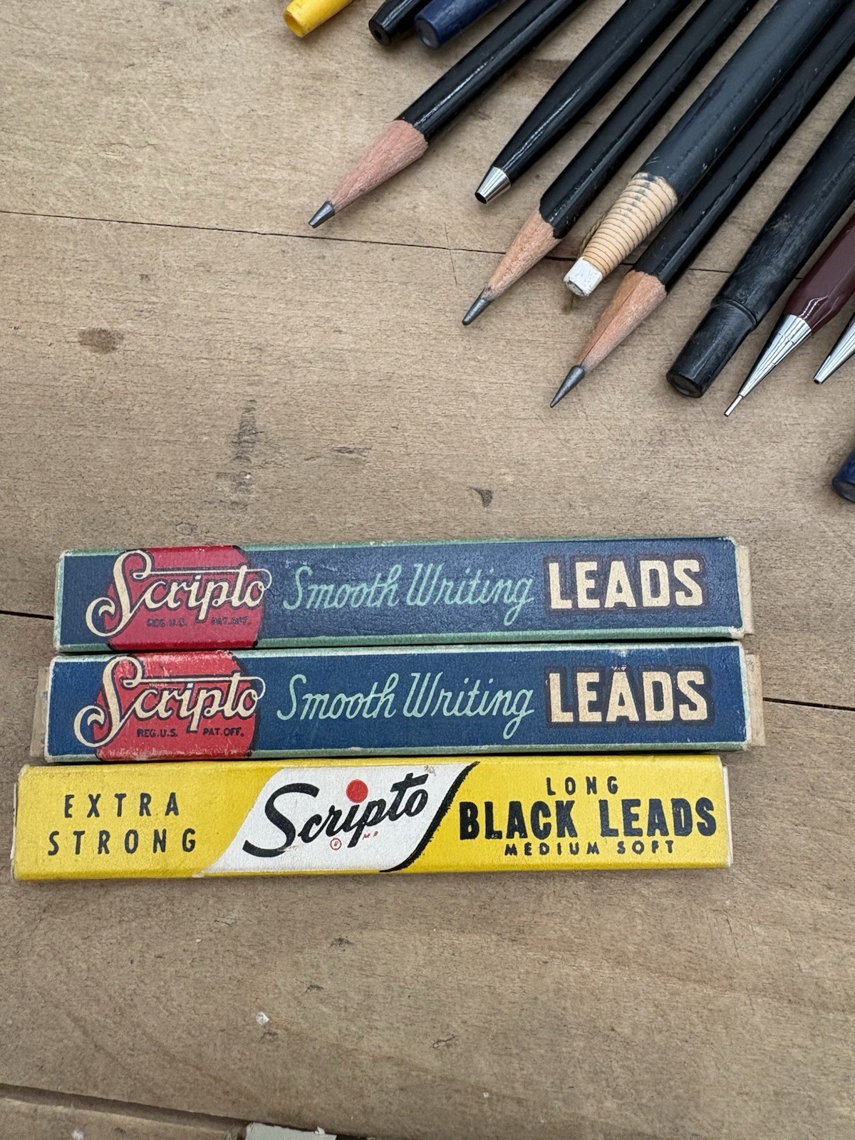 35+ Vintage Advertising Pens/Pencils/Mechanical Scripto Eberhard Faber Stenorace