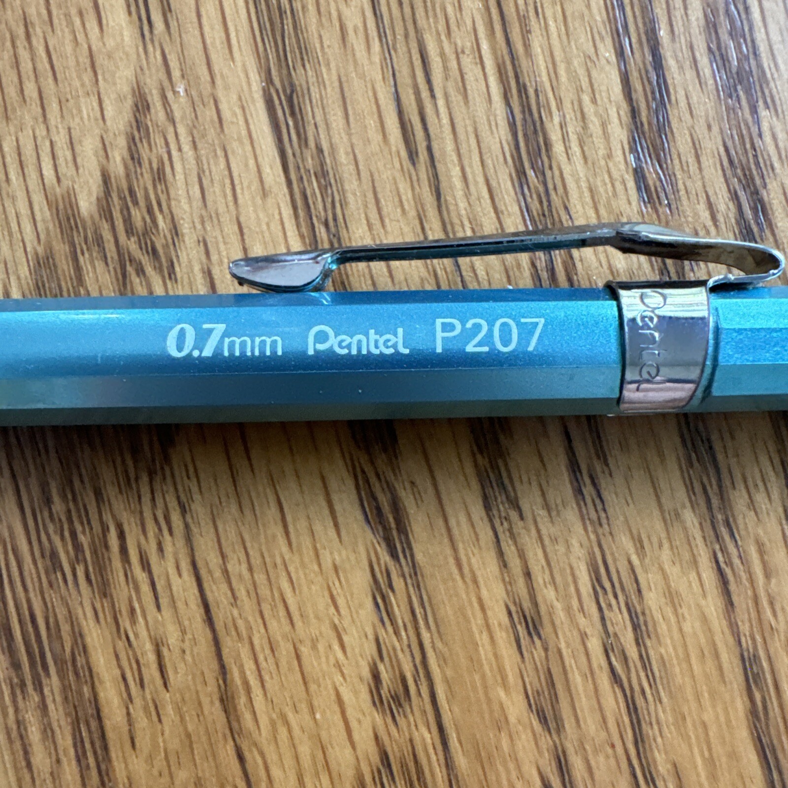 Pentel P207 0.7mm Pencil-LIGHT BLUE WORKS SOME LEAD