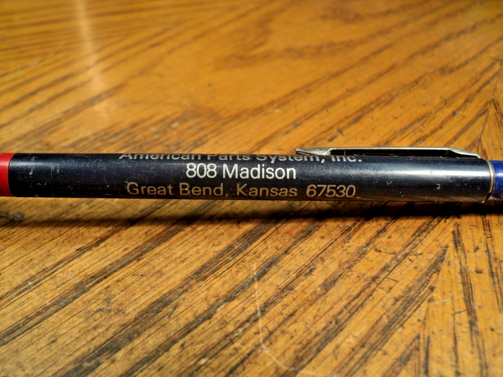 Vintage Autopoint Mechanical Pencil American Parts System Inc Great Bend Kansas