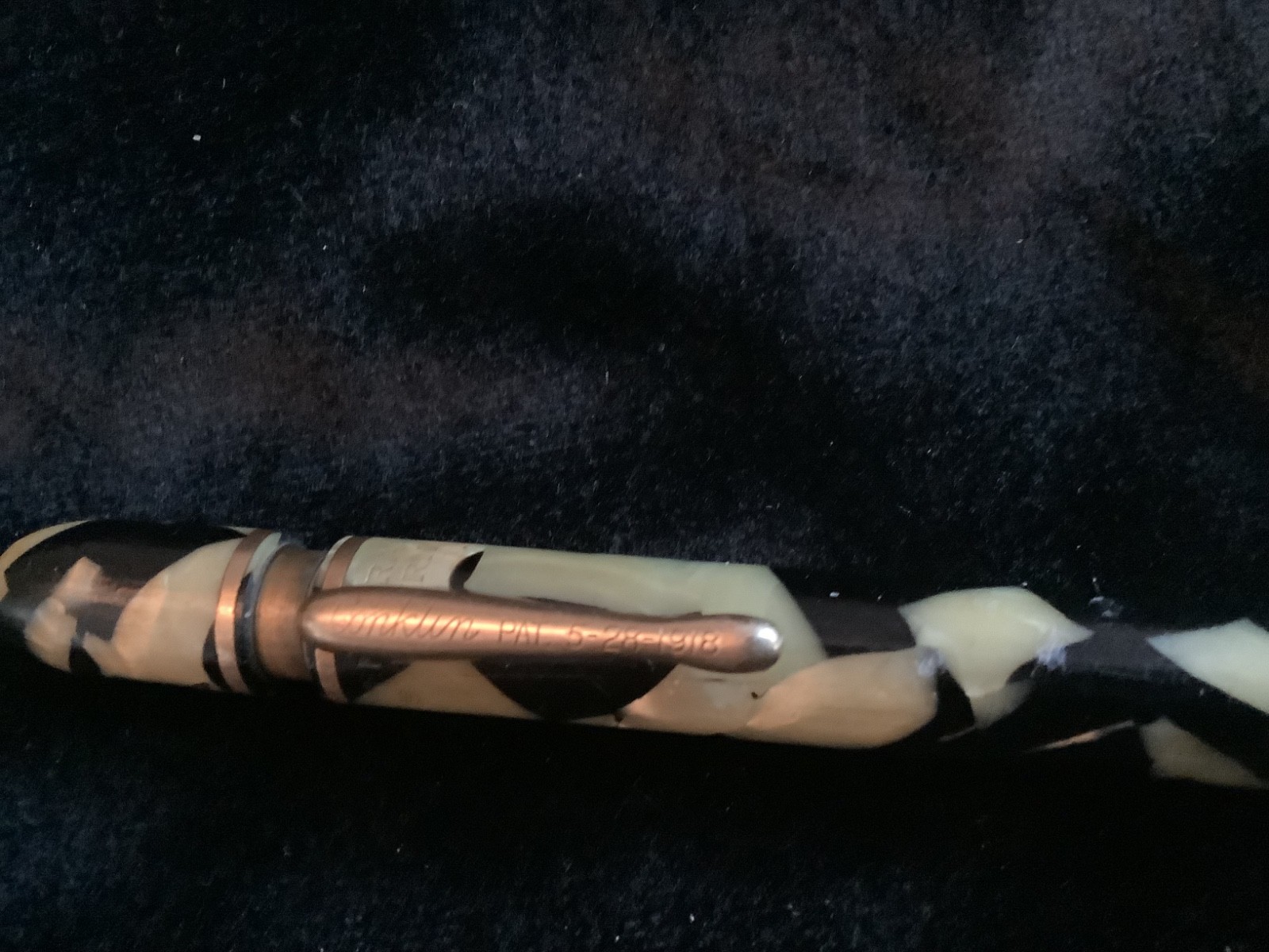 Conklin Endura vintage mechanical pencil, green and black