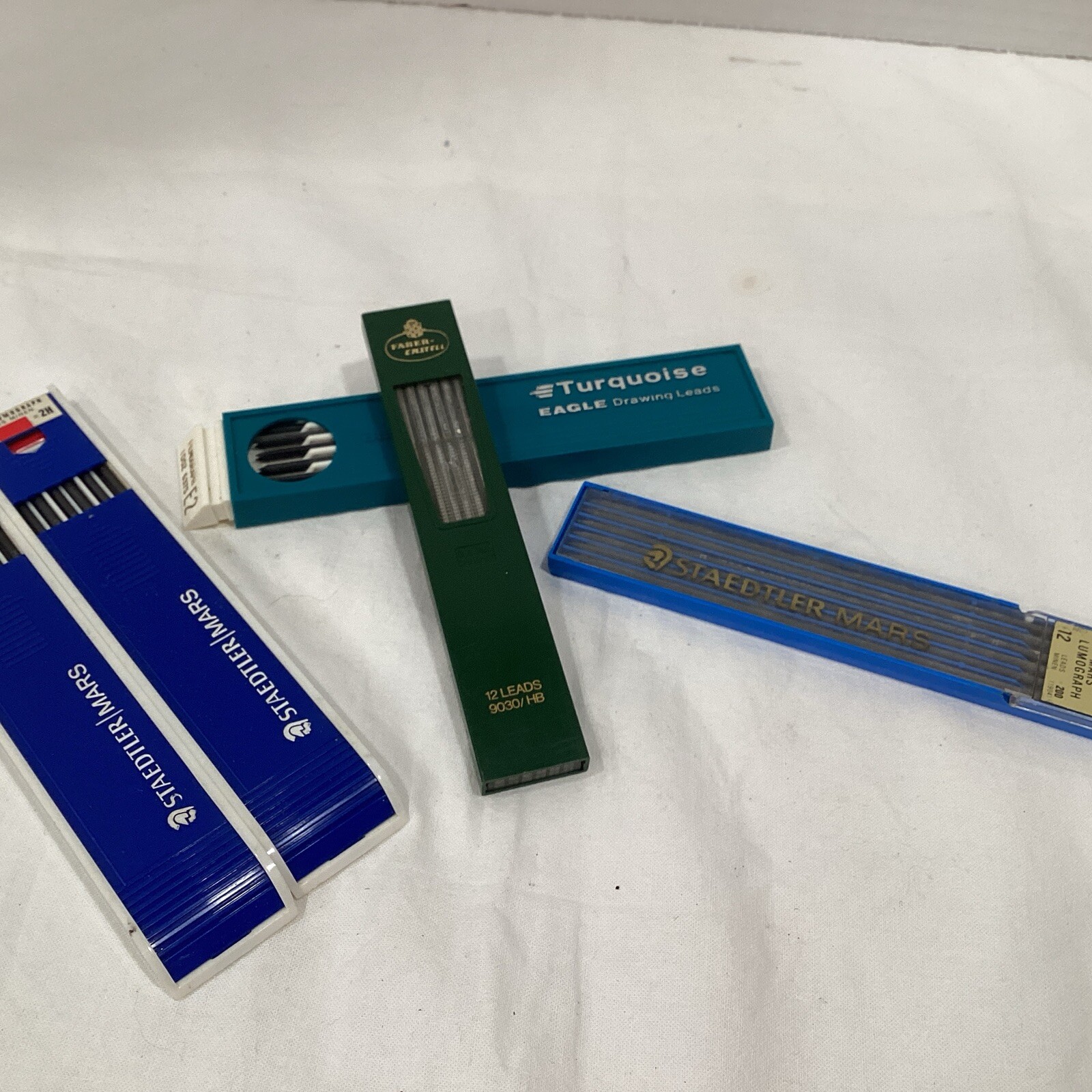 VTG Eagle AW Faber Castell Staedtler Drawing Refill Lead West Germany Lot Of 5