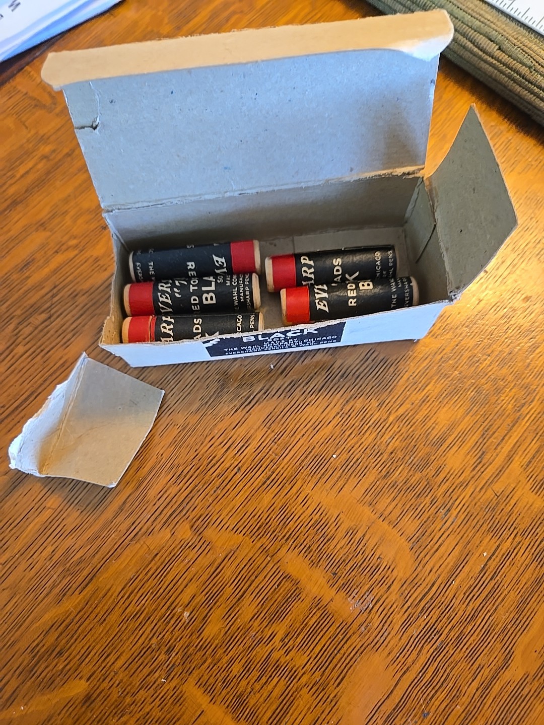 Vintage Wahl Eversharp “75” Black Soft Tubes In Box