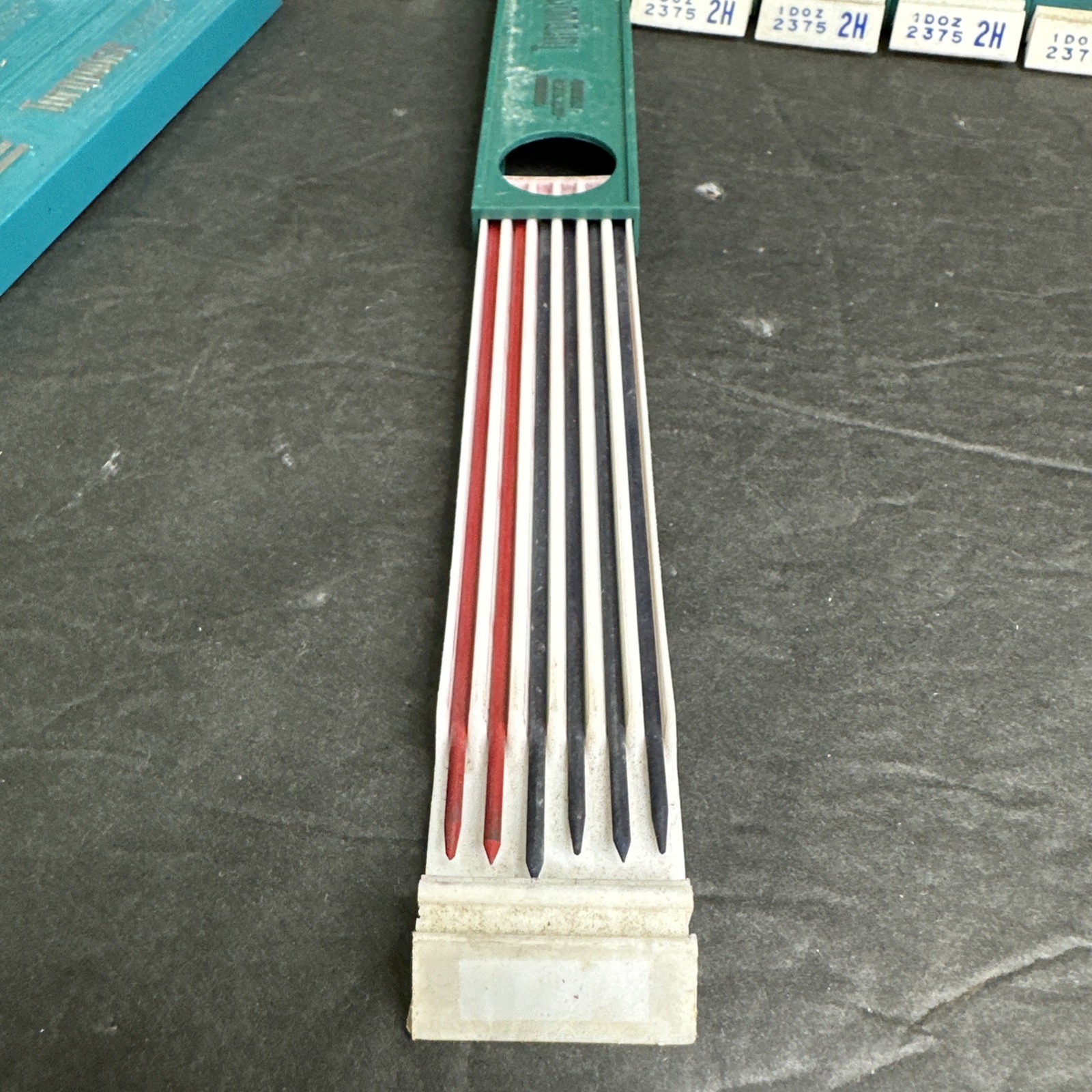13 Packs Berol Turquoise Eagle 2375 Drawing Leads F 2H 4H 2B HB 3H 6H