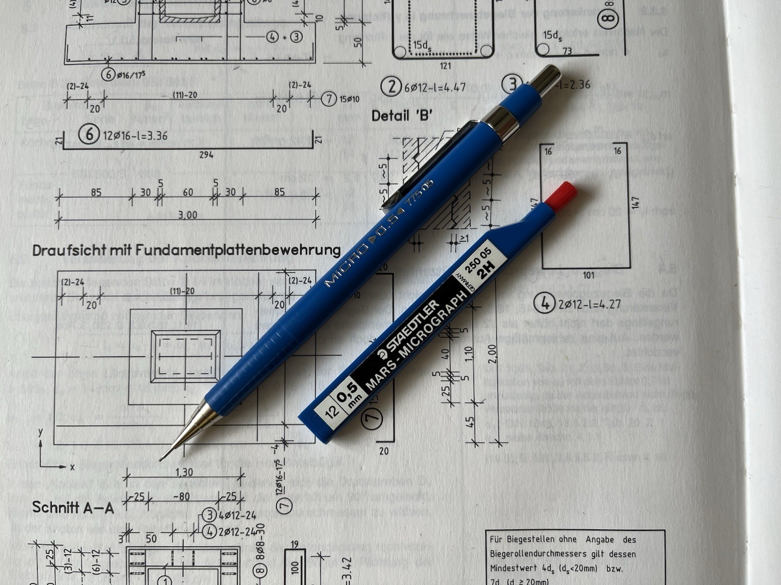 Vintage Mechanical Pencil STAEDTLER MICRO | 0.5 | 775 05 | Blue | Germany | NOS