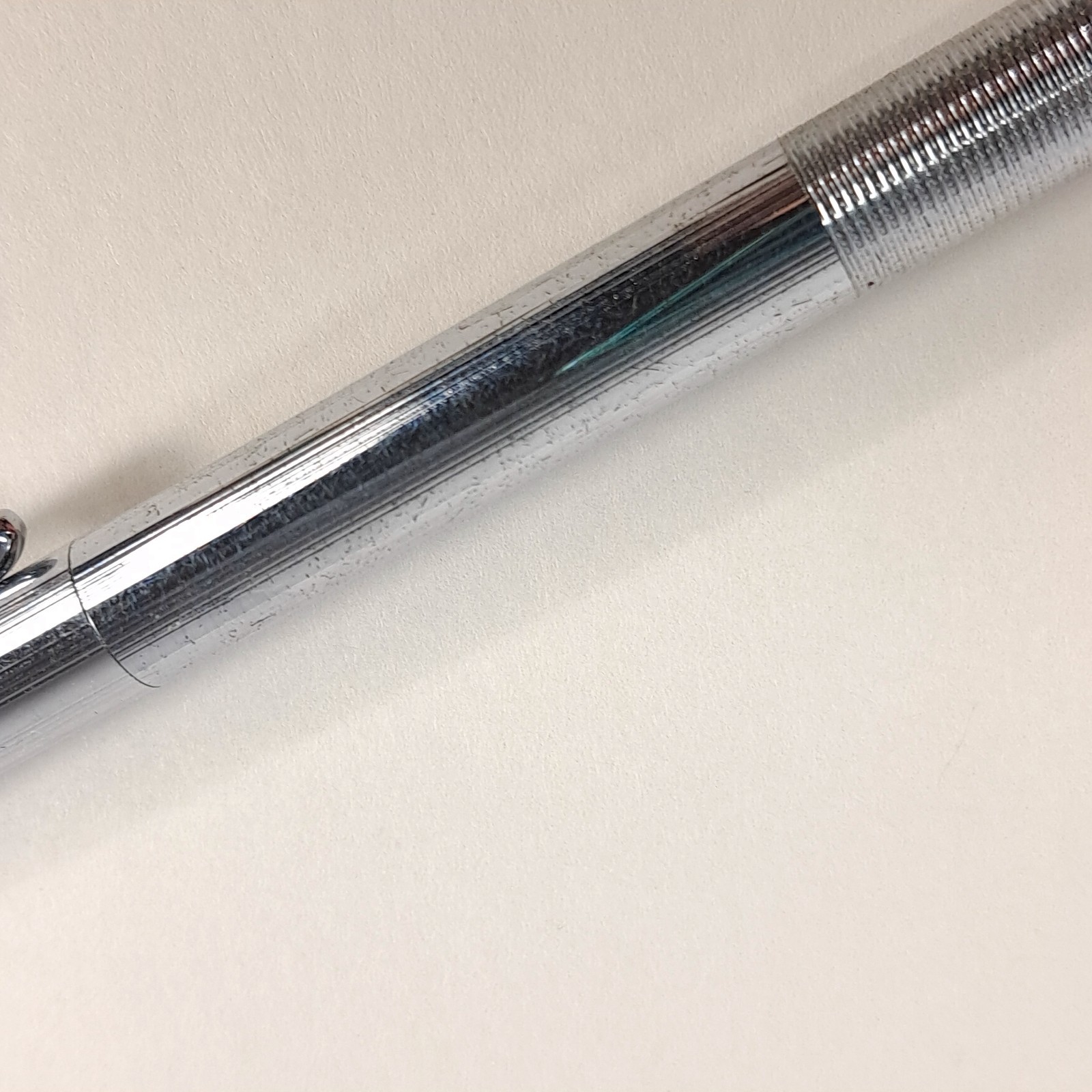 Vintage Cross Classic Century Lustrous Chrome Micro-Knurl Mechanical Pencil USA