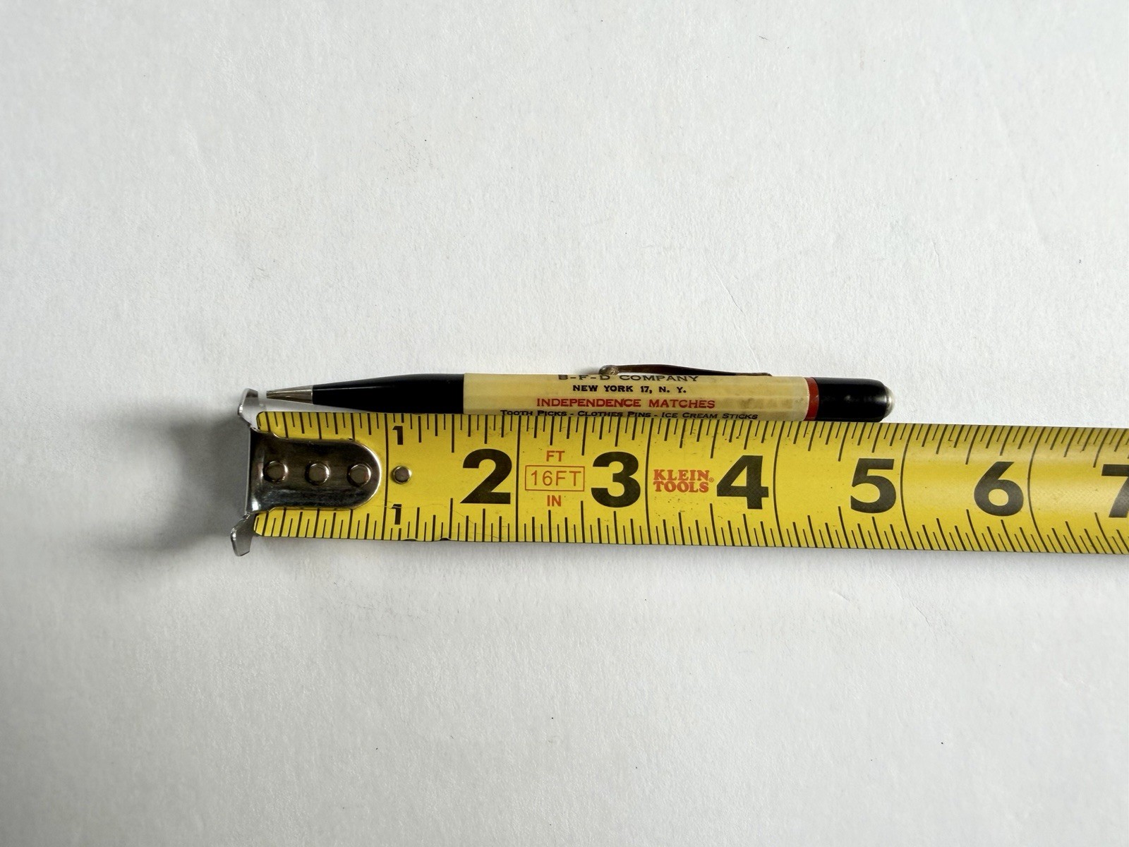 Vintage Redipoint Mechanical Advertising Pencil- BFD Company New York