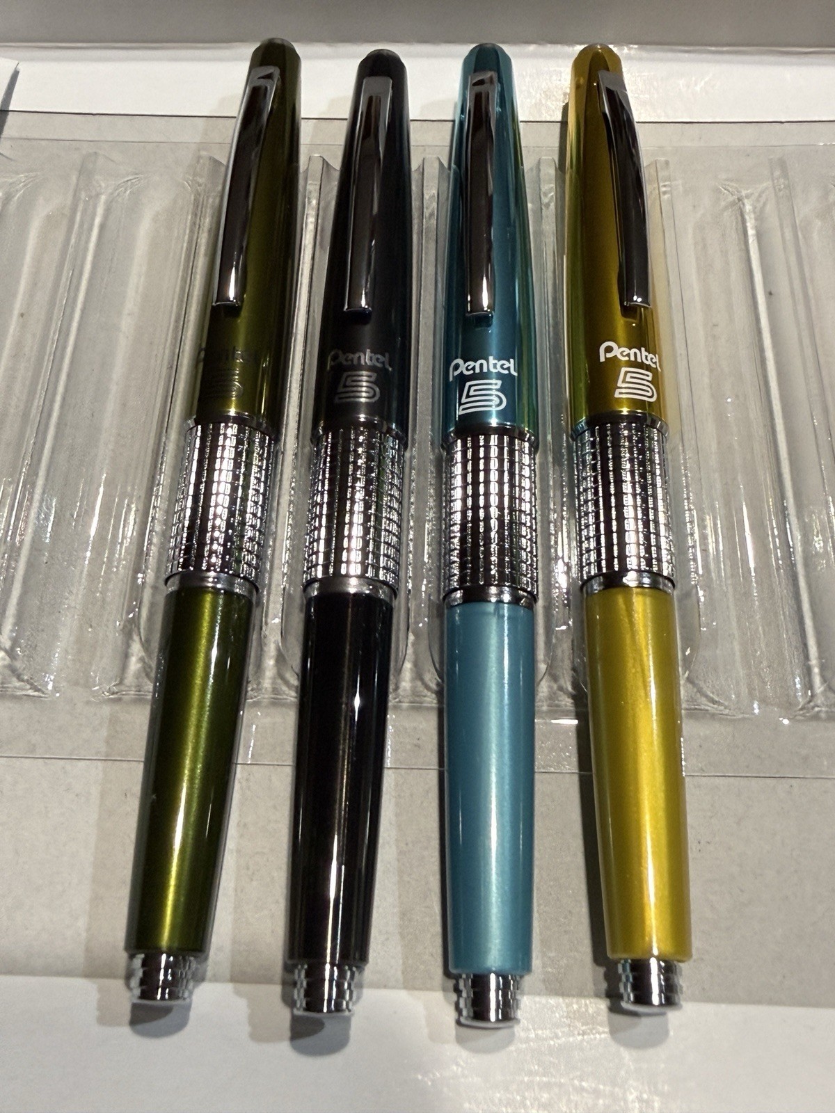 Pentel Mechanical Pencil Kerry 0.5mm Set of 4 P1035 Japan Limited Colors New