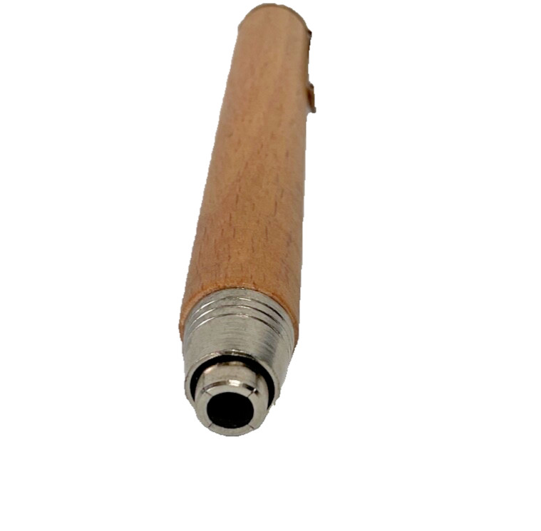 ACSS WOOD & Metal Clutch Pencil, Allied Ceramic Systems Services Vintage New