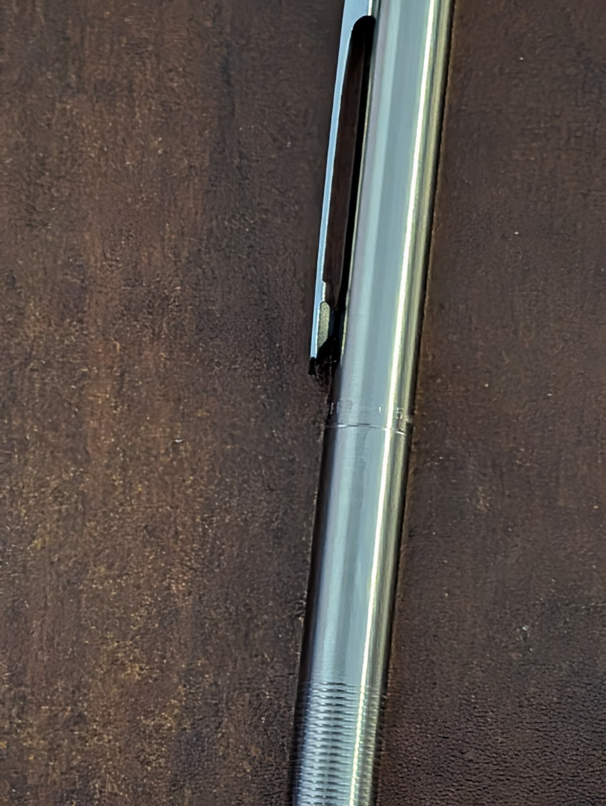 VTG 70s 80s Sheaffer Stainless Steel Mechanical Pencil Chrome S Made JAPAN 0.5